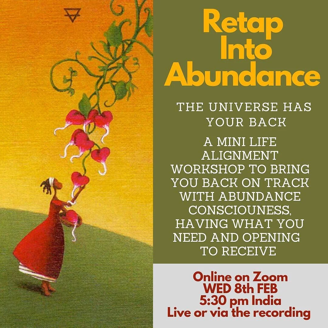 Have you been feeling out of sorts lately, lacking money, energy, something you need? This Wednesday let&rsquo;s use this time to open up and get into alignment with the energies that we need and clear blocks to receiving what we ask and deserve. 
Si