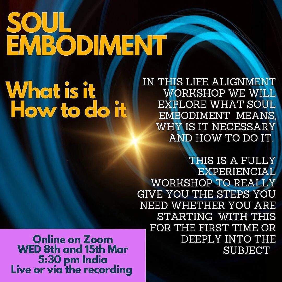 Soul Embodiment! Sounds good? But why? What does it mean for  me and how to do it?
Imagine if at school we were given this knowledge!!!
How to be in your body and stay grounded. 
How to feel safe in your body
How to identify your soul qualities, your