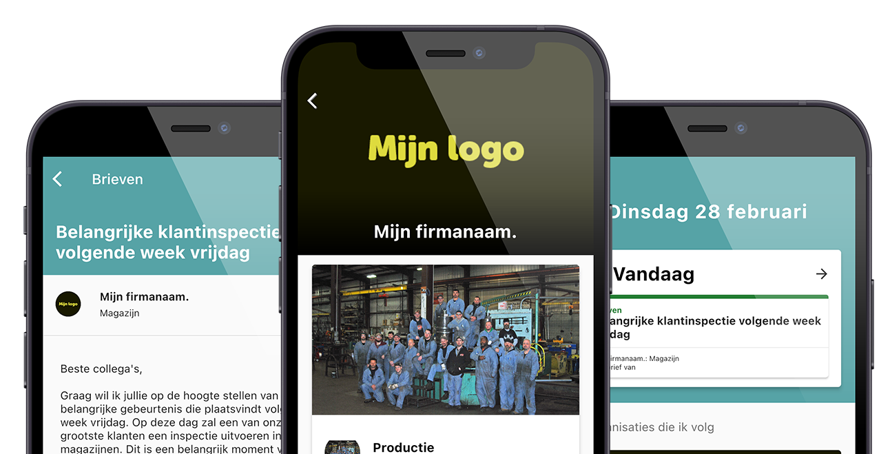 Scotty - de app voor interne communicatie voor alle sectoren - screenshot van de app
