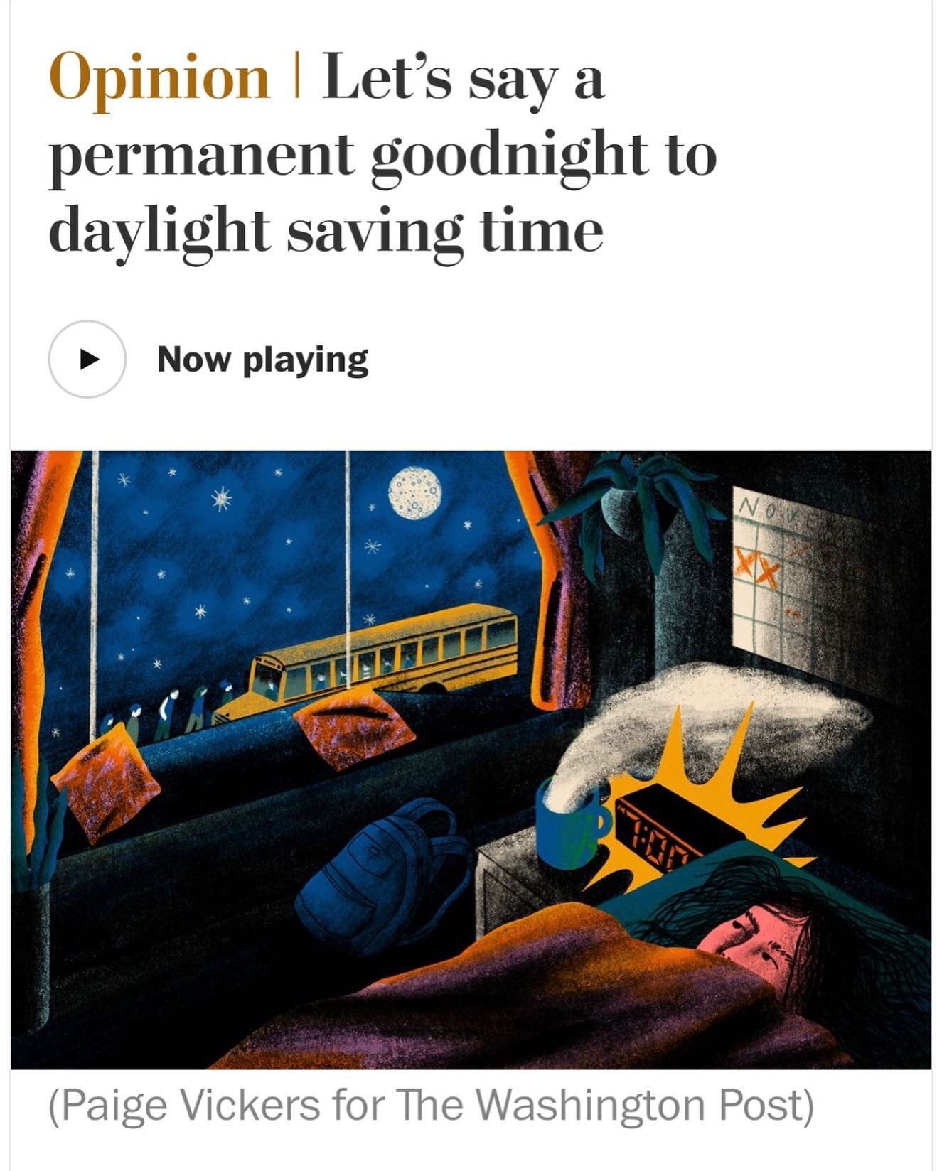 The trend is shifting towards getting rid of daylight saving time all together &mdash; read more in our new OpEd in today&rsquo;s Washington Post to find out why!

Remember we can&rsquo;t change the length of daylight &mdash; even though politicians 