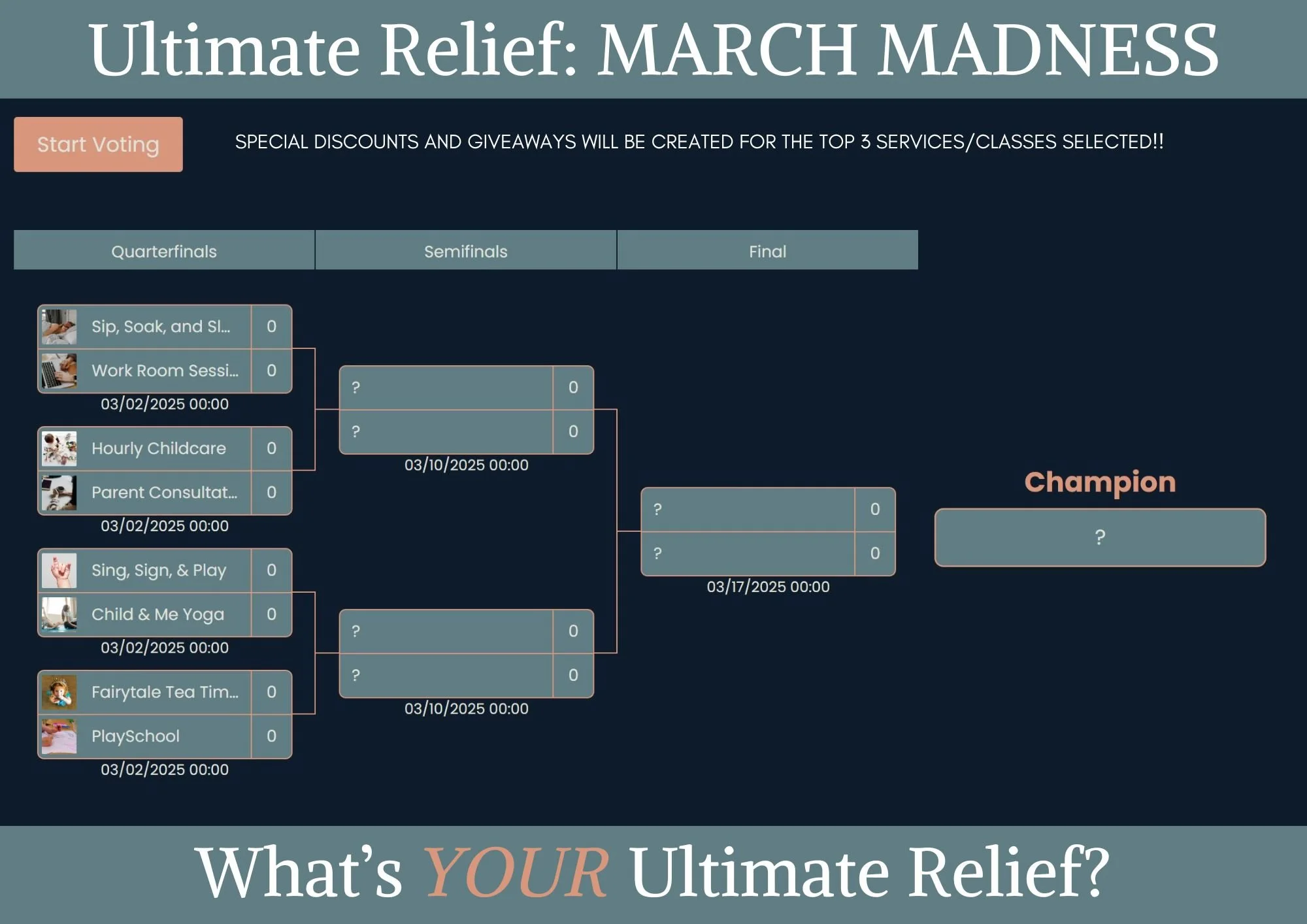 Ultimate Relief March Madness