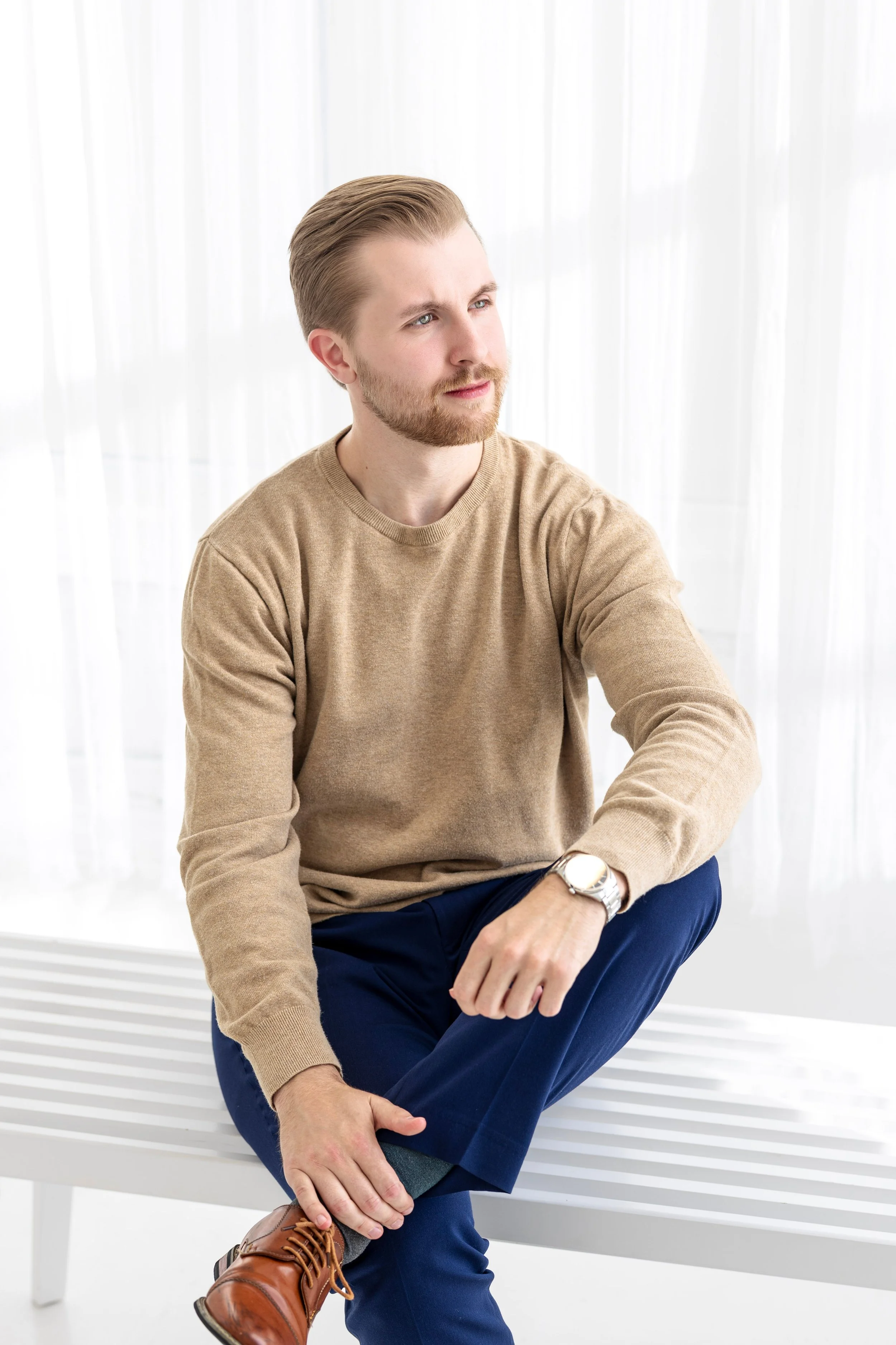 Photo of Andrew Hallam taken by Ethan Neal, 2026.