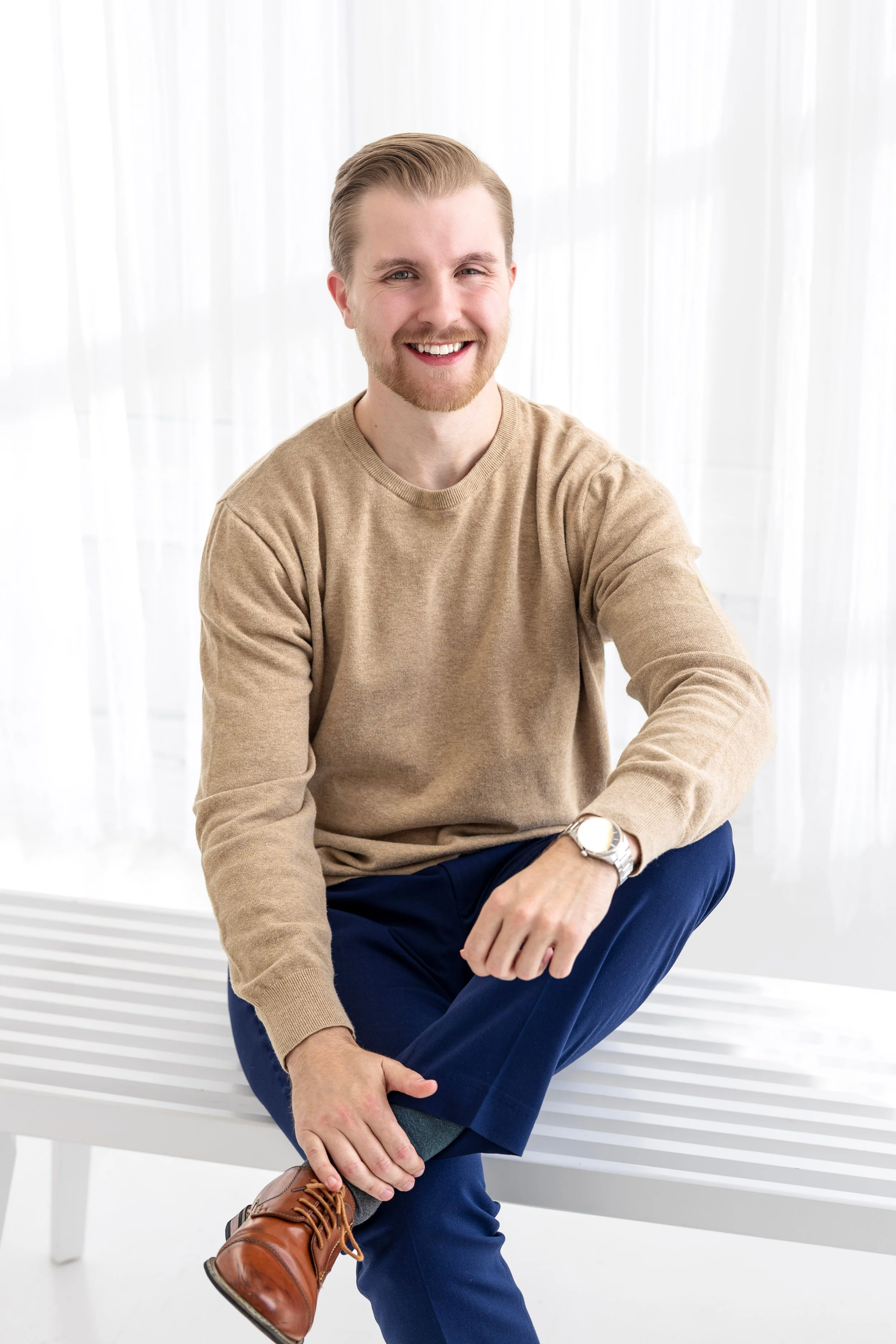 Photo of Andrew Hallam taken by Ethan Neal, 2026.