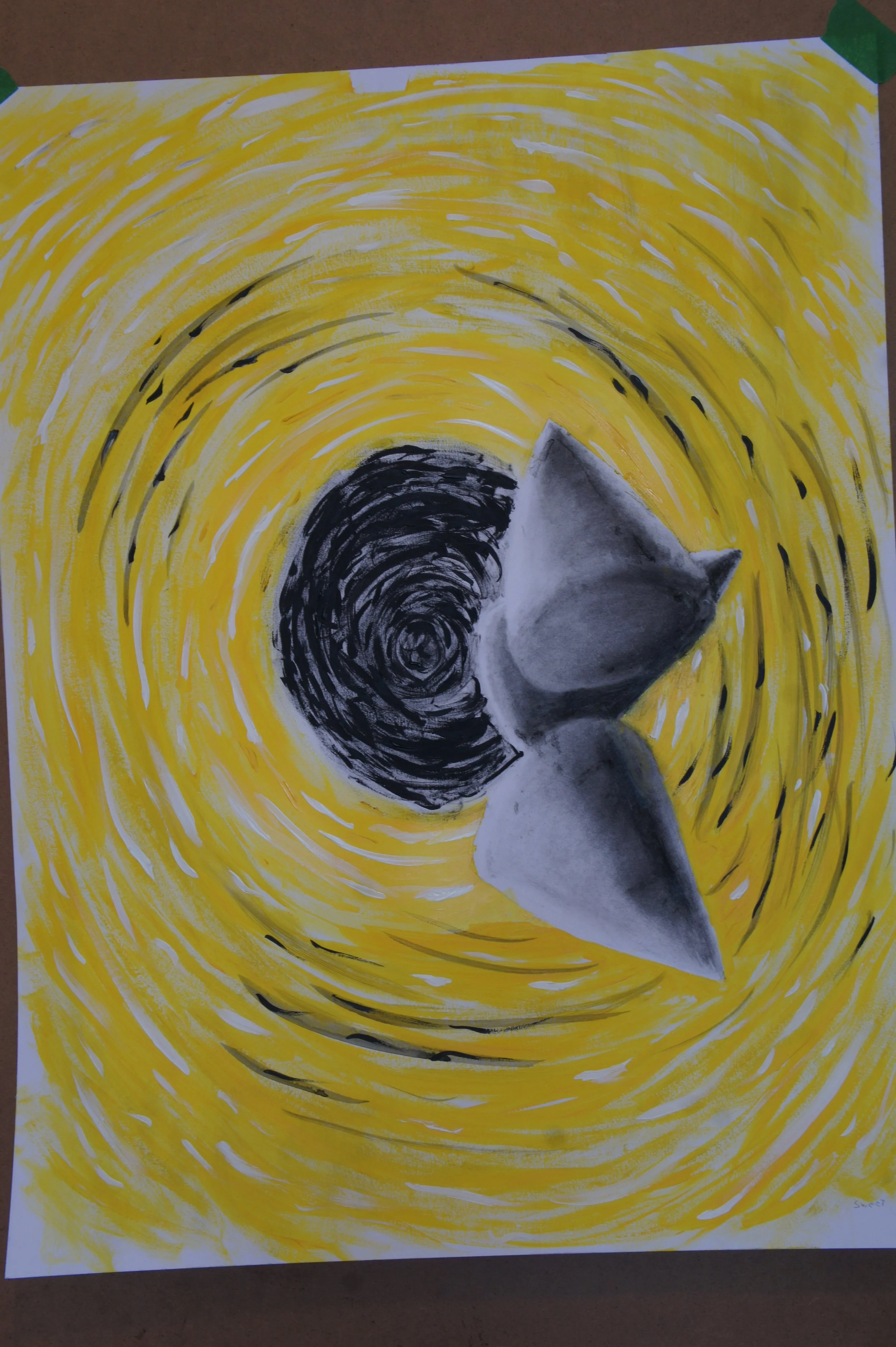 Taste Painting: "Sweet" on Bristol Vellum
original: 23 in by 35 in