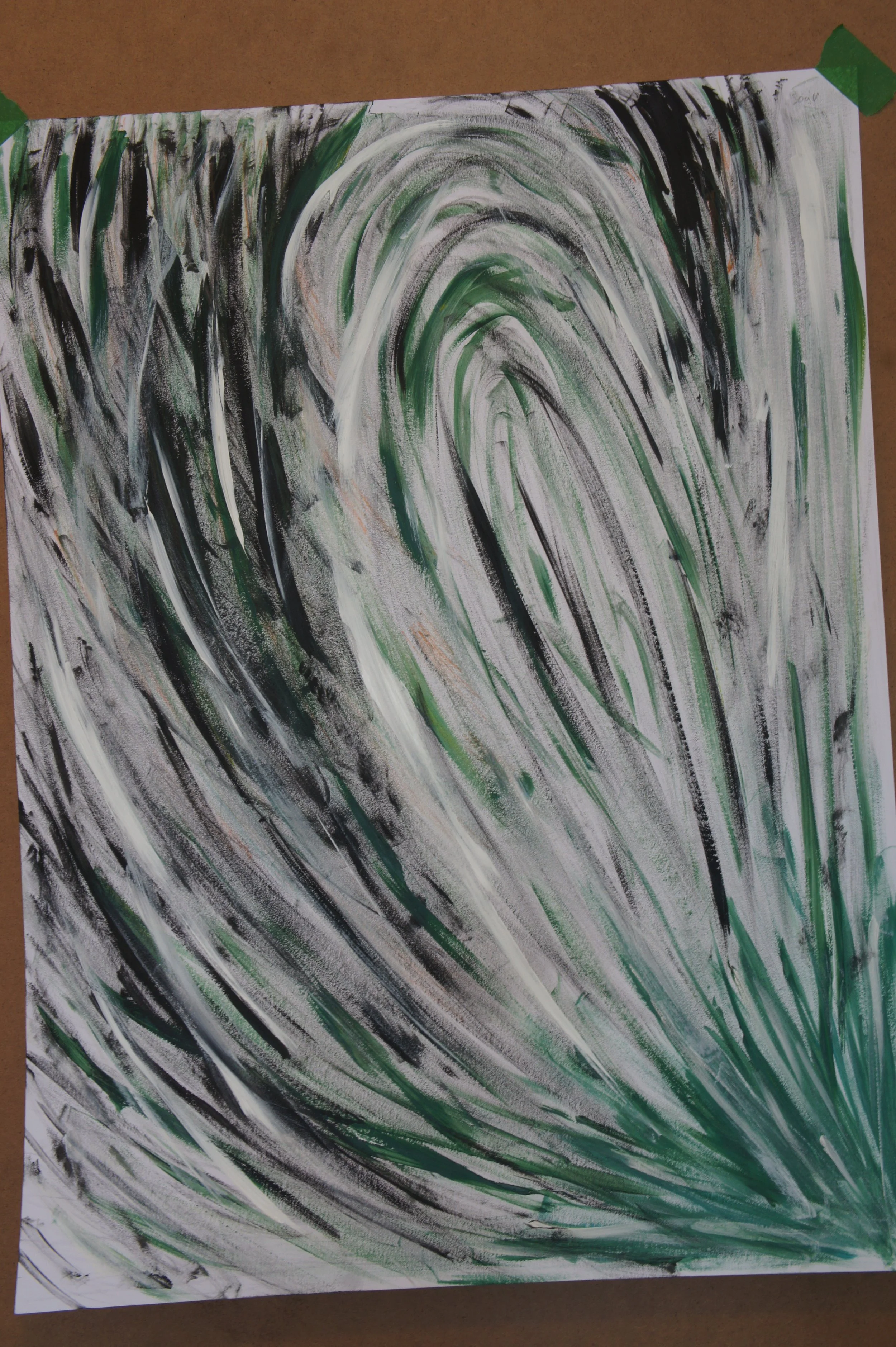 Taste Painting: "Sour" on Bristol Vellum
original: 23 in by 35 in