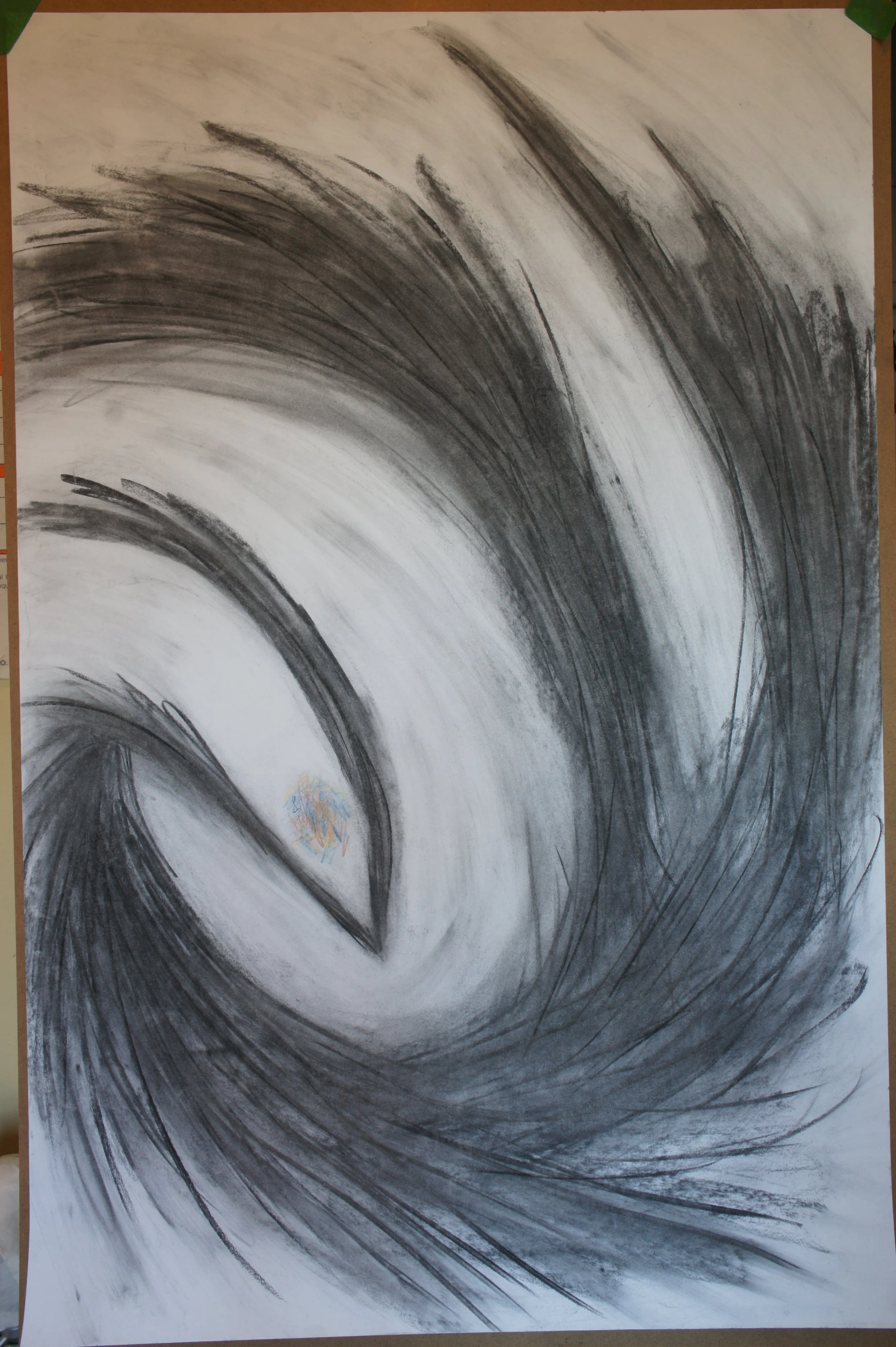 charcoal and pencil: on Bristol Vellum
original: 23 in by 35 in