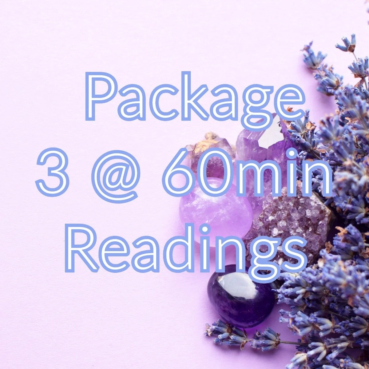 Three 60 min sessions package / $700