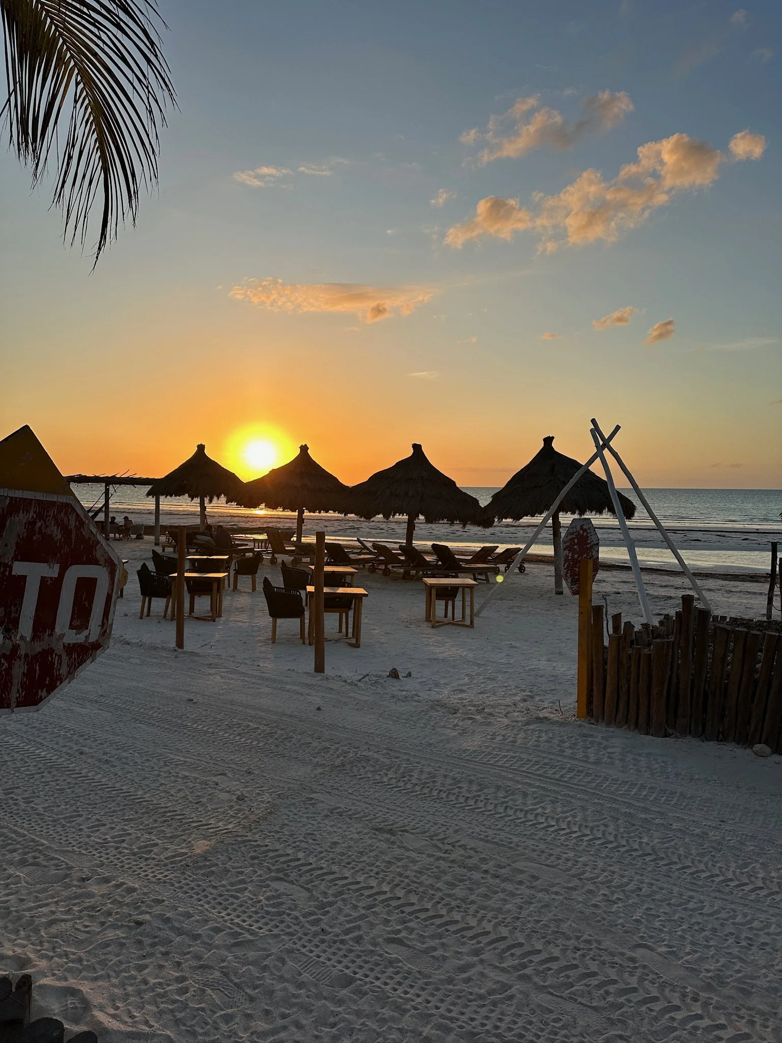 breathe yoga Mexico retreat – evening sunset.