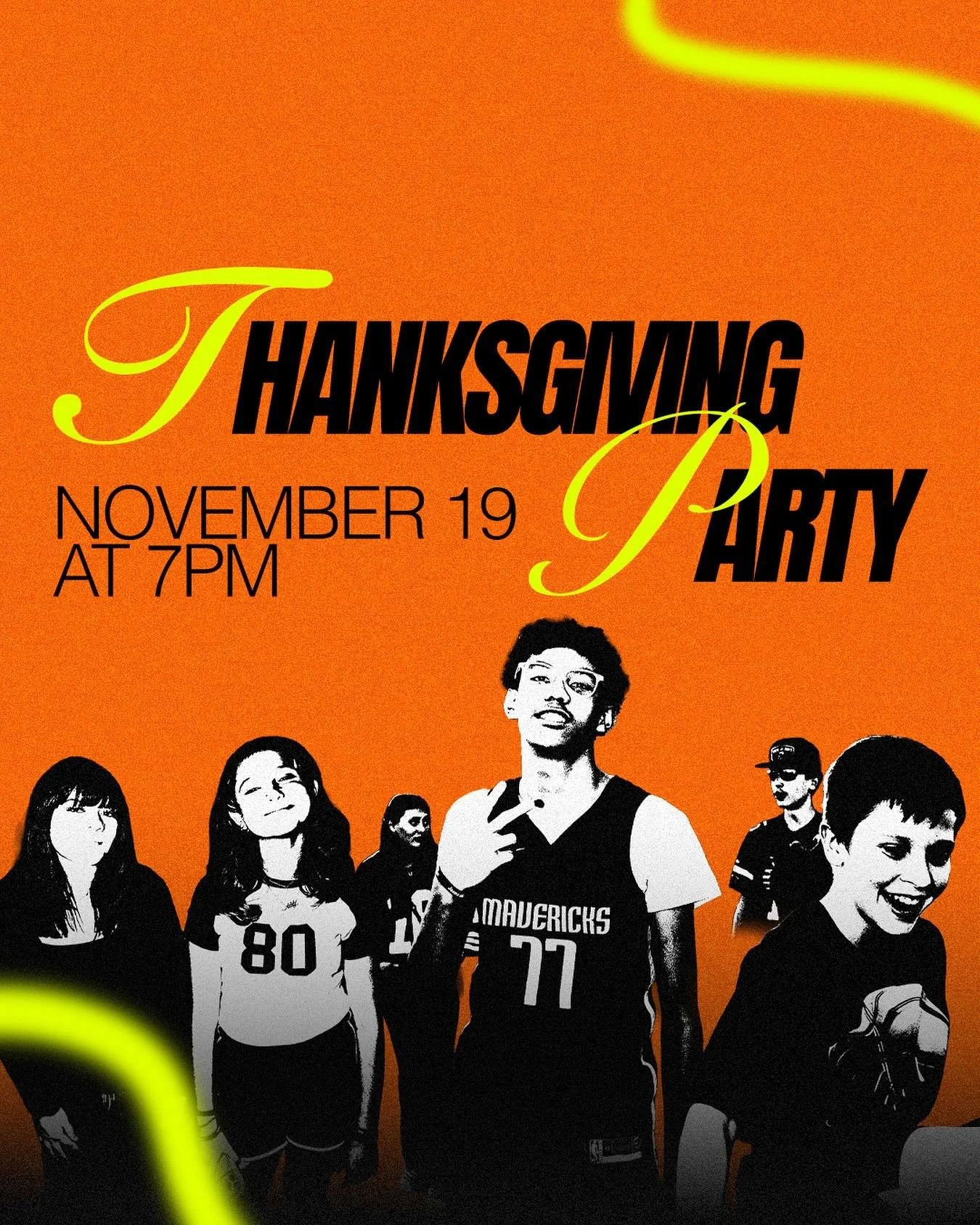 We&rsquo;re having our Thanksgiving party next Wednesday, November 19 at 7:00pm!!! 

Come hungry &amp; ready for:

🎯 Fun games &amp; prizes
🍁 Family-style meal 
🤍 Time to connect and fellowship 

Bring a friend - everyone is invited to the table!