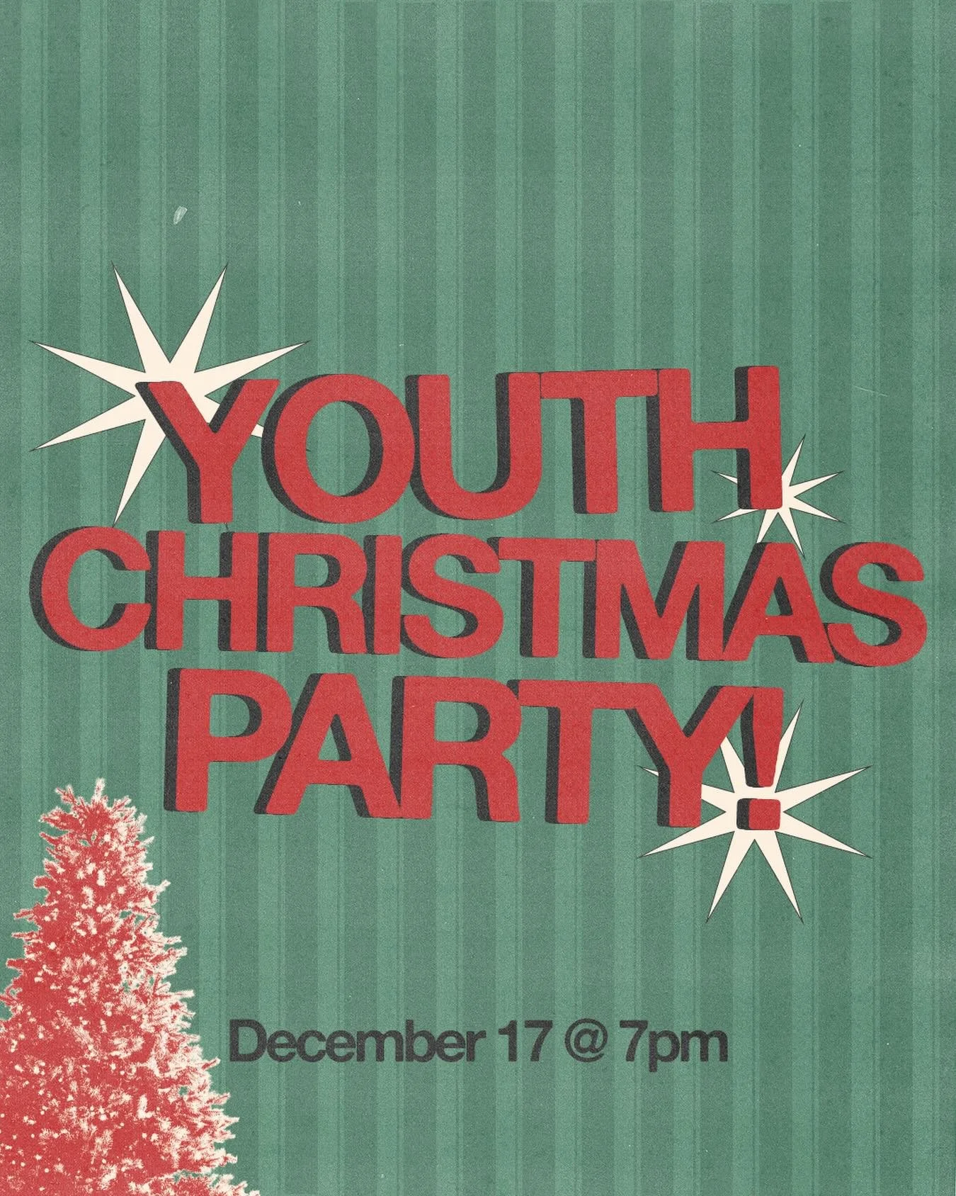 Join us for our annual Christmas party next Wednesday at 7pm! 

We will have food, games, prizes, and lots of fun! Don&rsquo;t forget to invite your friends 🎄