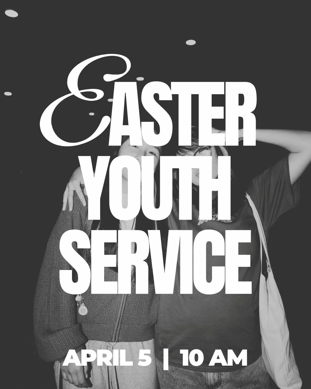 JOIN US THIS SUNDAY @ 10AM🔥

Come celebrate Easter with us! ✝️

Fellowship, worship, and a message from Pastor Alex!
You don&rsquo;t want to don&rsquo;t miss it! 🙌🏽

Also, we may or may not be serving donuts 👀