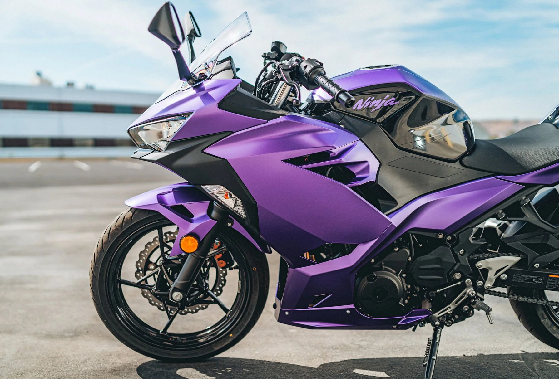 Satin Metallic Purple Color-Change Wrap | Kawasaki Ninja