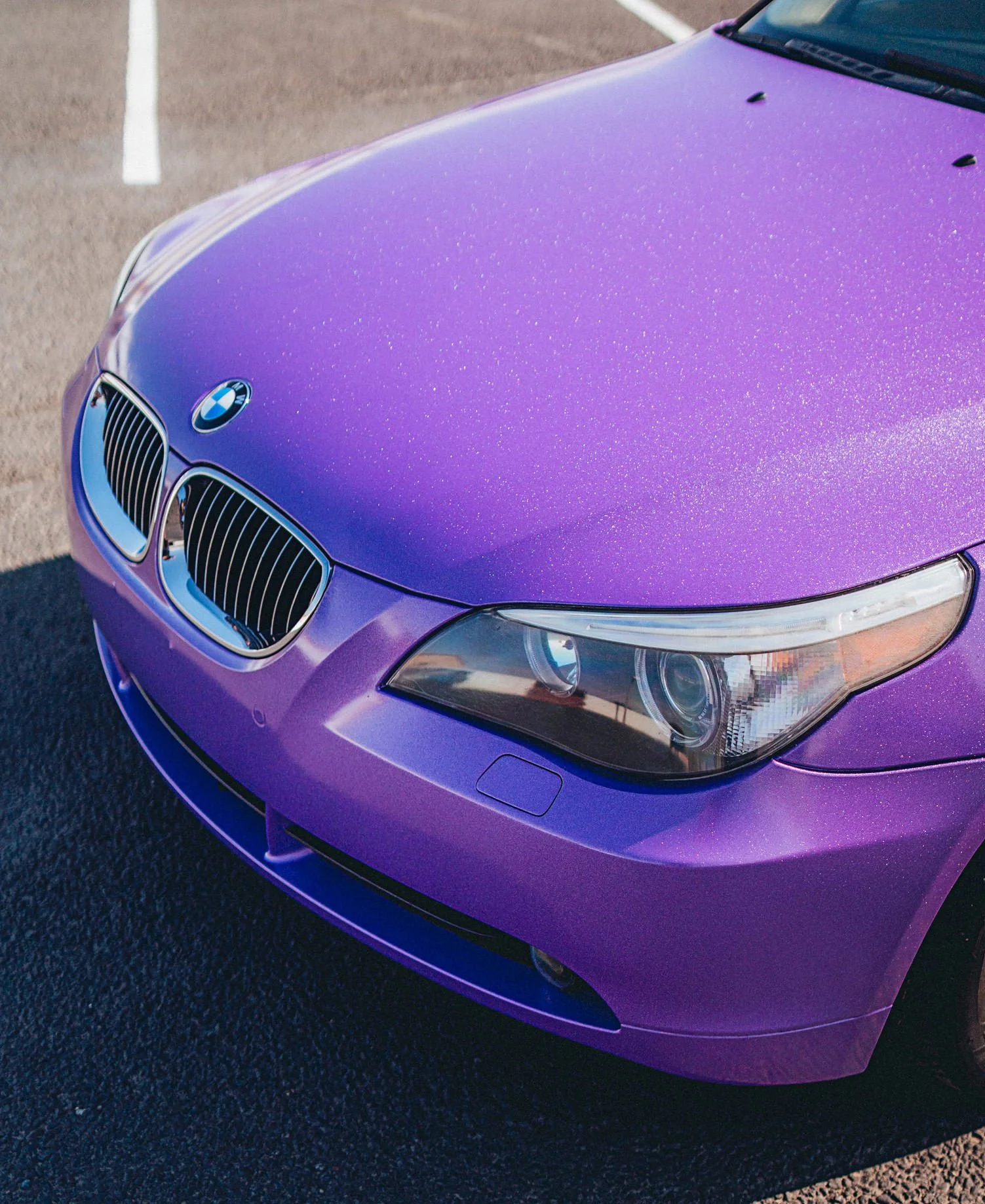 Purple Diamond Color-Change Wrap | Bmw 530i