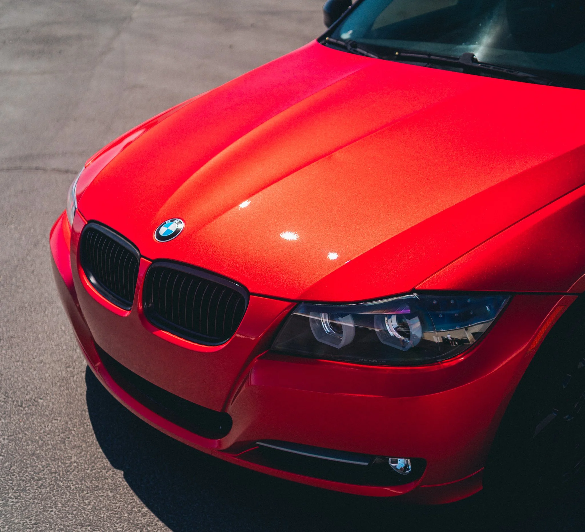 Candy Fire Red Color-Change Wrap | Bmw 335i