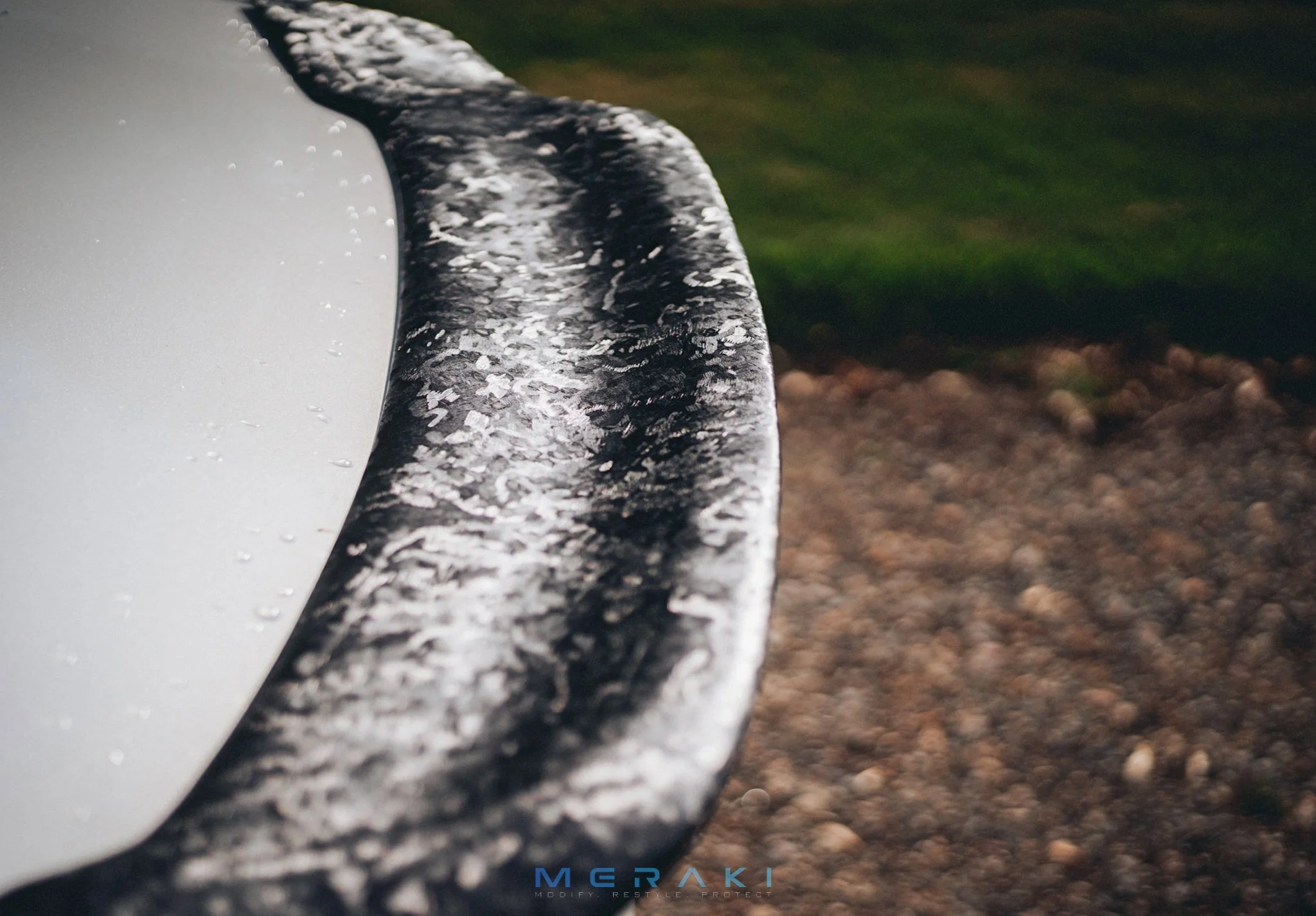 Forged Carbon Spoiler Wrap