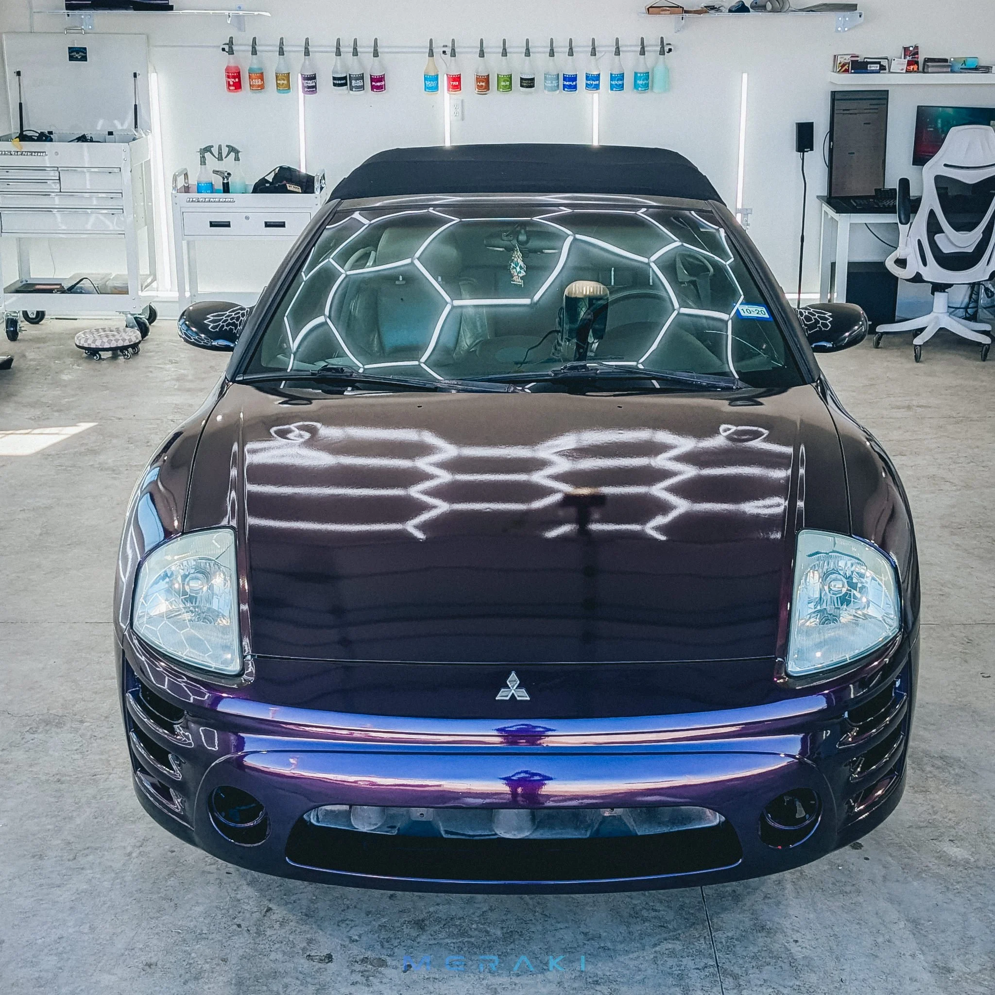 Gloss Hypnotic Black Violet Color-Change Wrap | Eclipse Sypder