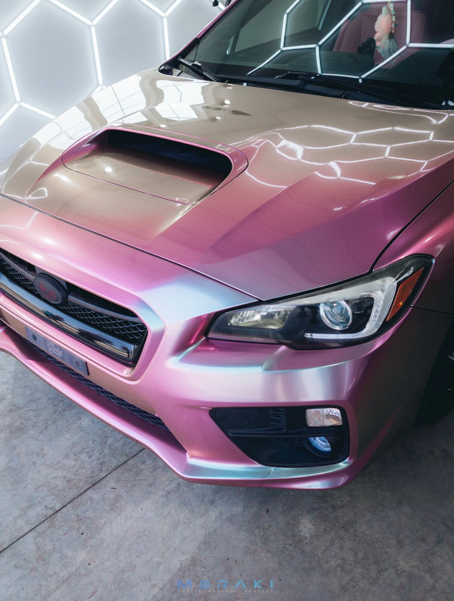 Gloss Pearl Symphony Color-Change Wrap | Subaru WRX
