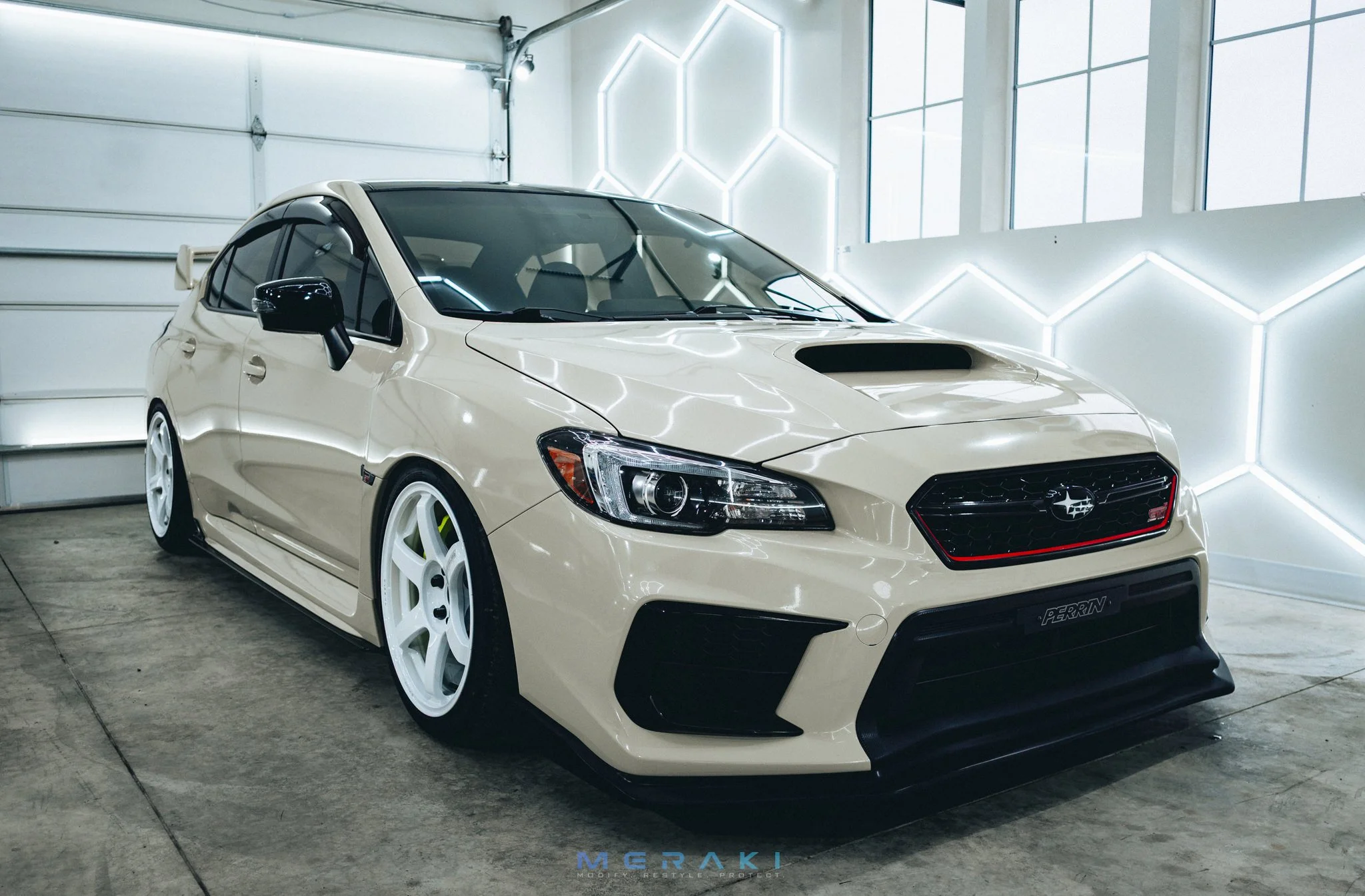 Gloss Sandstorm Color-Change Wrap | Subaru STI