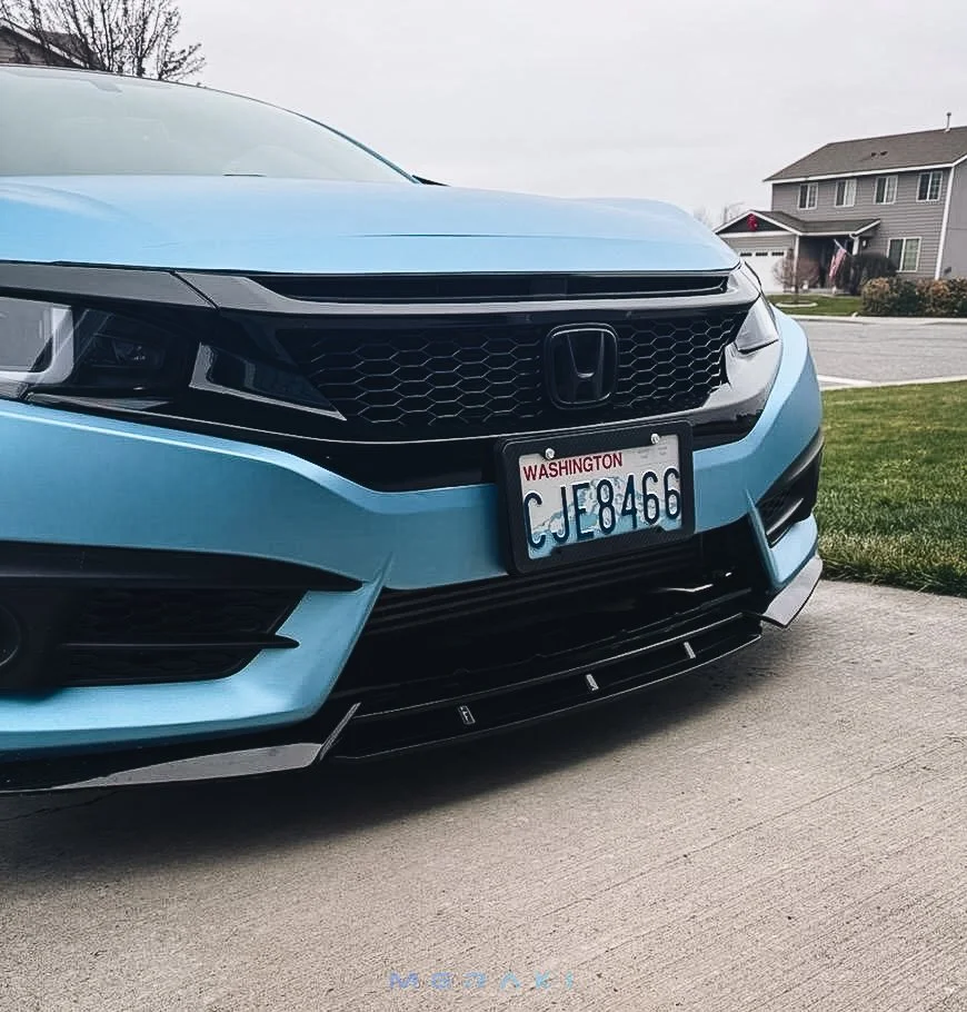Matte Light Blue Color-Change Wrap | Honda Civic