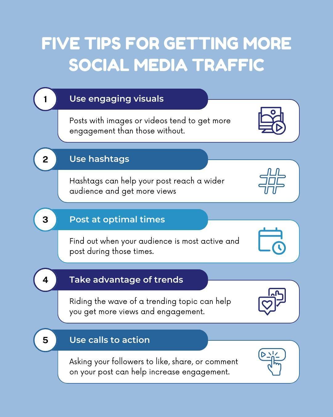 Unlock Your Social Media Potential 🗝: Five Tips to Boost Your Traffic and Engagement!