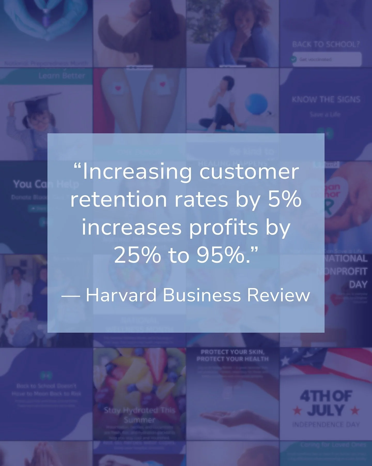 Retention isn&rsquo;t just good practice, it&rsquo;s smart business. 📈

Research from the Harvard Business Review shows that increasing customer retention by just 5% can raise profits anywhere from 25% to 95%. That&rsquo;s the power of loyalty in ac