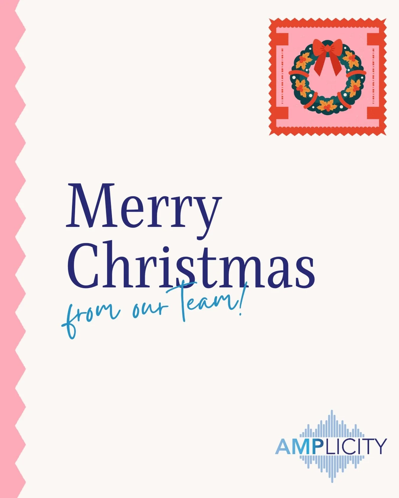 Merry Christmas from all of us at Amplicity✨

We hope this season brings a little extra rest, a lot of joy, and meaningful time with those you love. We&rsquo;re so grateful for our clients, partners, and community - and can&rsquo;t wait to keep the m