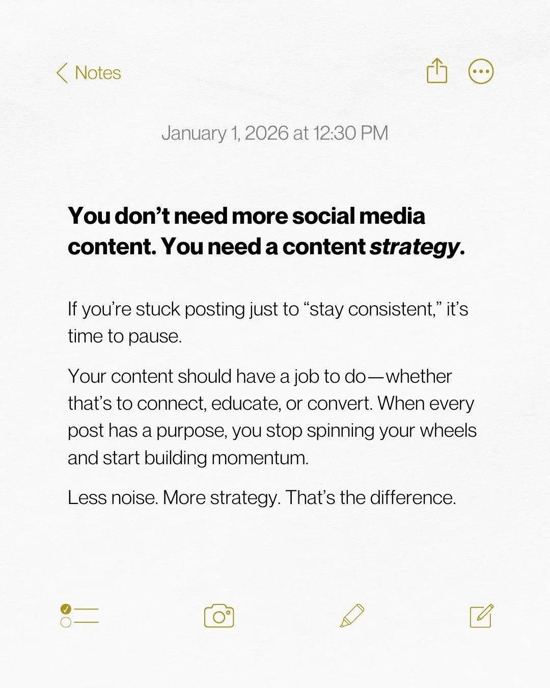 Posting more is not the same as making progress. When content is created just to keep up, it often adds noise instead of direction. A clear strategy gives every post a purpose, whether that purpose is to educate, build trust, or move someone closer t