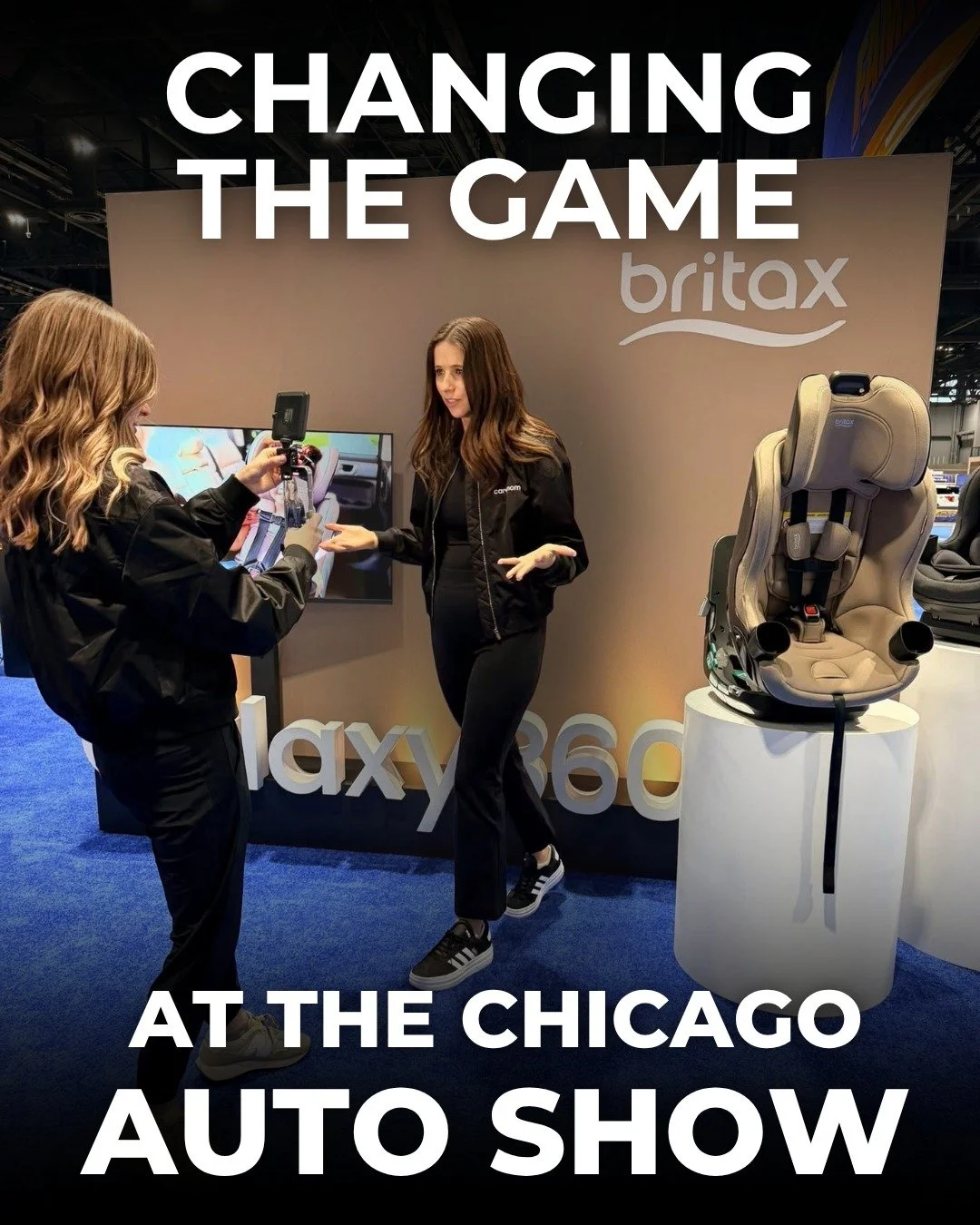 History was made at the @thechicagoautoshow ! And, we were proud to help bring it to life.

@britaxus became the first car seat manufacturer to partner with the show, debuting the all-new Galaxy360 Convertible Car Seat through a fully integrated comm