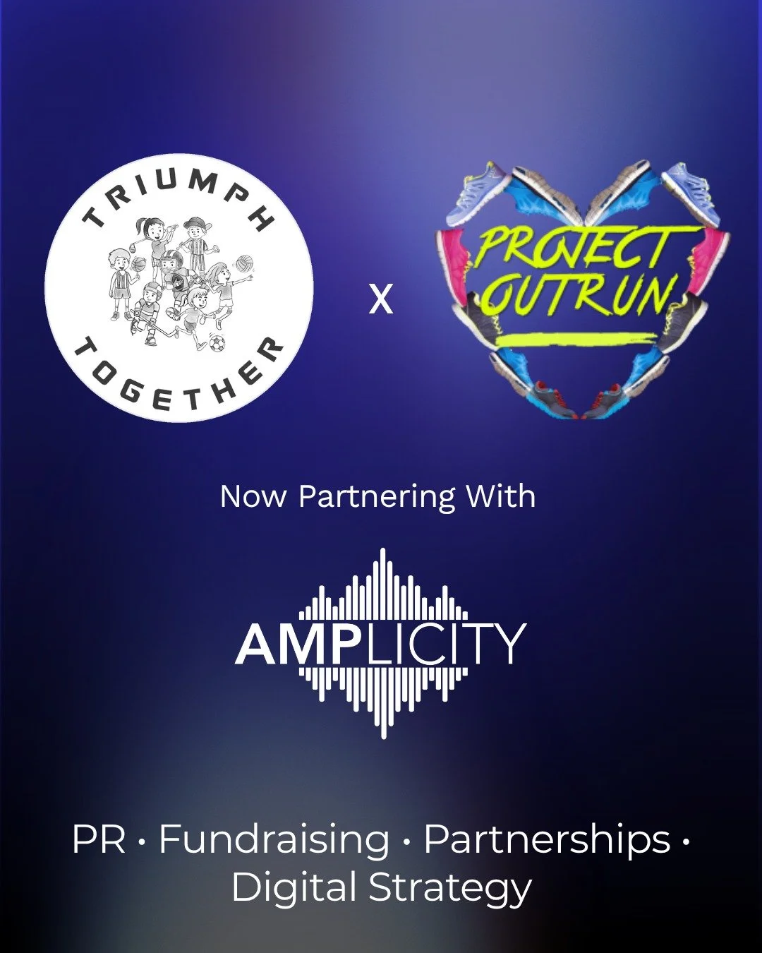 ✨ Big news ✨

We&rsquo;re proud to partner with @triumph_together_  x @projectoutrun , an extraordinary nonprofit that brings children battling pediatric cancer and chronic illness together with college and professional athletes.

From custom shoes t
