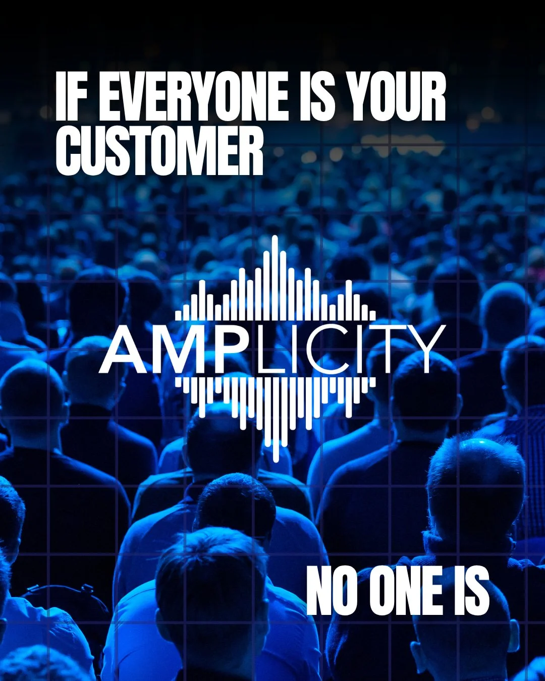 If you're trying to speak to everyone, your message can easily become too broad to connect with anyone.

Knowing your audience allows you to create messaging that speaks directly to their needs, challenges, and goals.

The more specific the audience,