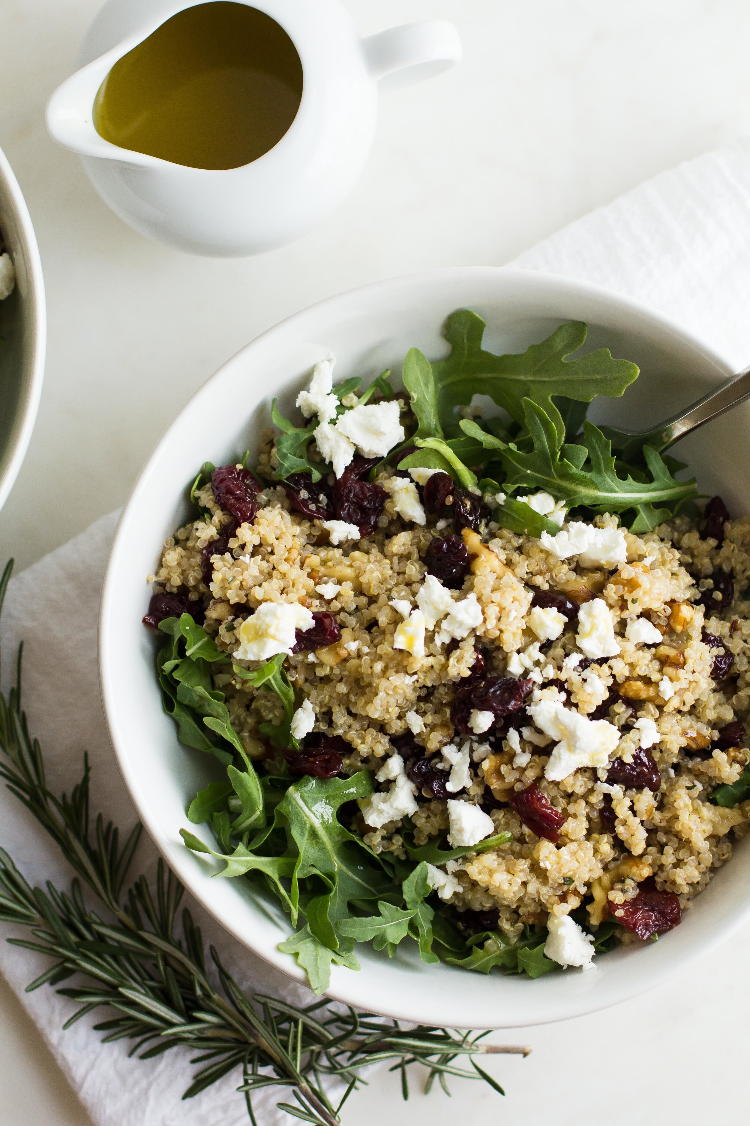 Rosemary Quinoa Salad with Walnuts + Cherries — Sarah J. Hauser