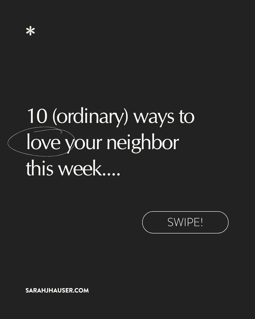 What would you add to the list?