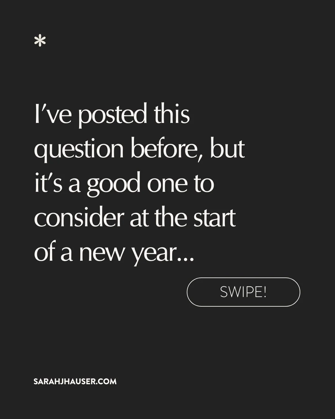 I feel like I started the year being dropped out of an airplane, and for the last 12 days I've been flailing around, trying to get my bearings and trying not to panic. ⁠
⁠
Just me? ⁠
⁠
👉🏻 What would it take to slow down, even if our schedules and r