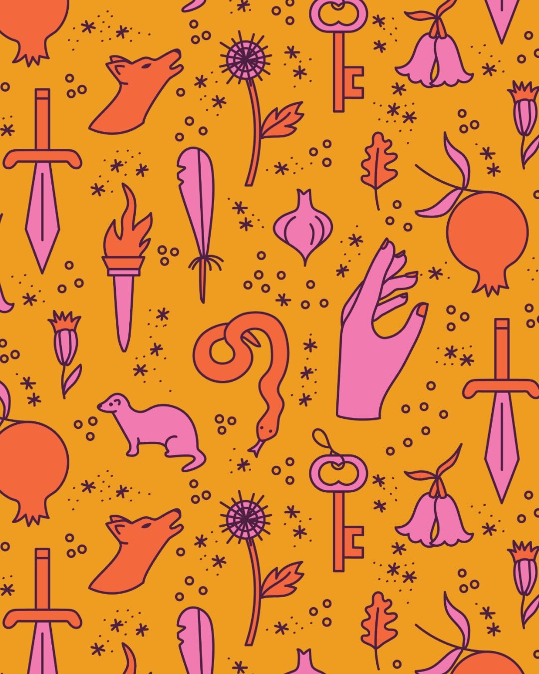 Day 23+24 prompt for @melanie.johnsson pattern challenge: HECATE. All I know is it&rsquo;s probably best to come prepared with a good offering if you meet this broad at the crossroads.

#thepatternchallengebymel #thepatternchallengebymelwinter26 #pjs