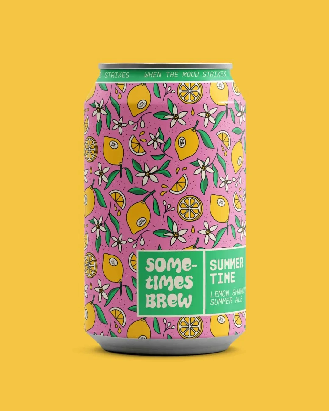 Day 25+26: LEMONADE for the @melanie.johnsson @mimi.for.creatives pattern challenge. Lemonade for grown-ups. Also, it&rsquo;s the return of my pretend brewing company &mdash; Sometimes Brew! 🍻

#thepatternchallengesummer26 #thepatternchallengesummer
