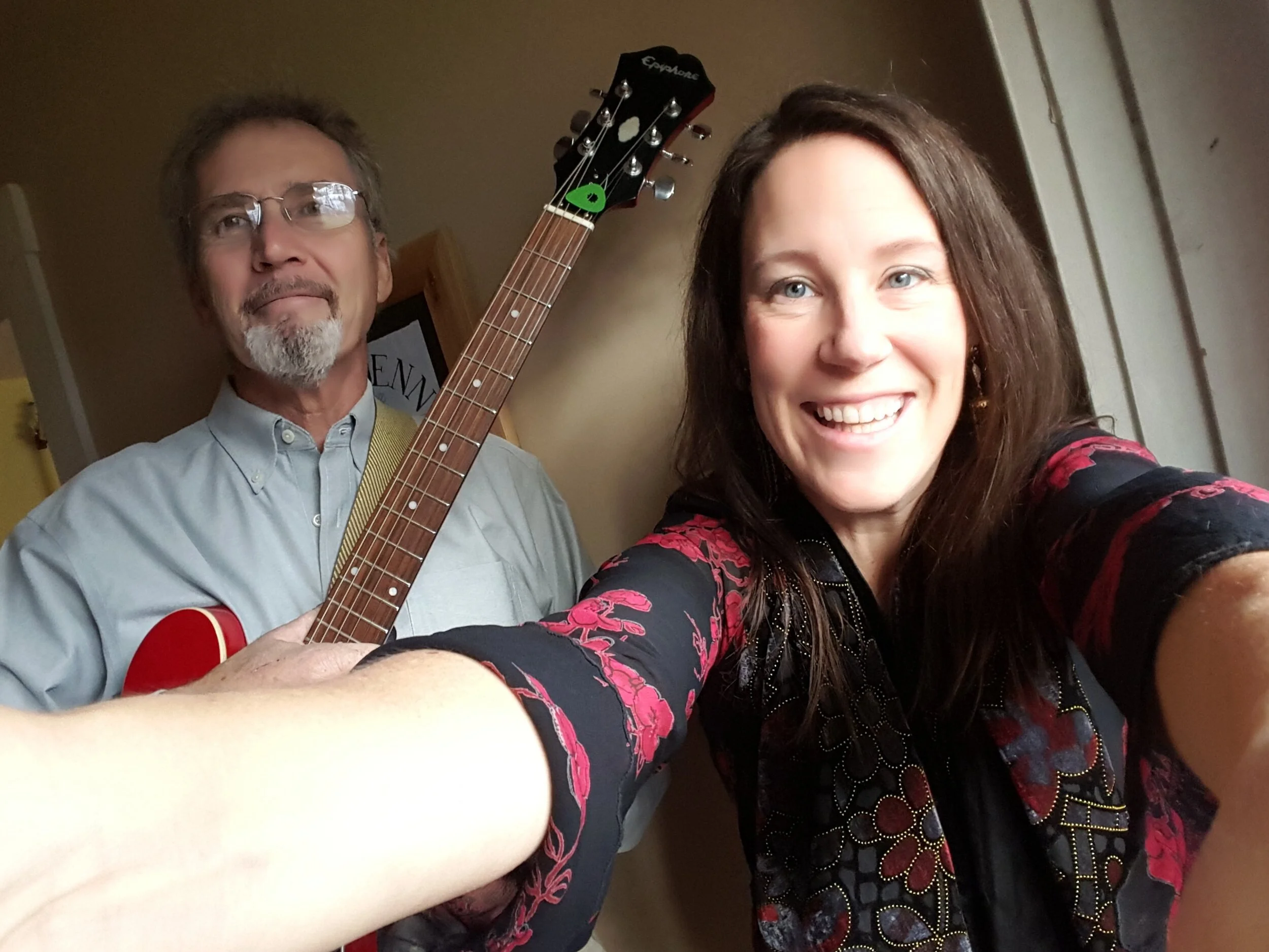 Sarah dress and red guitar.jpg