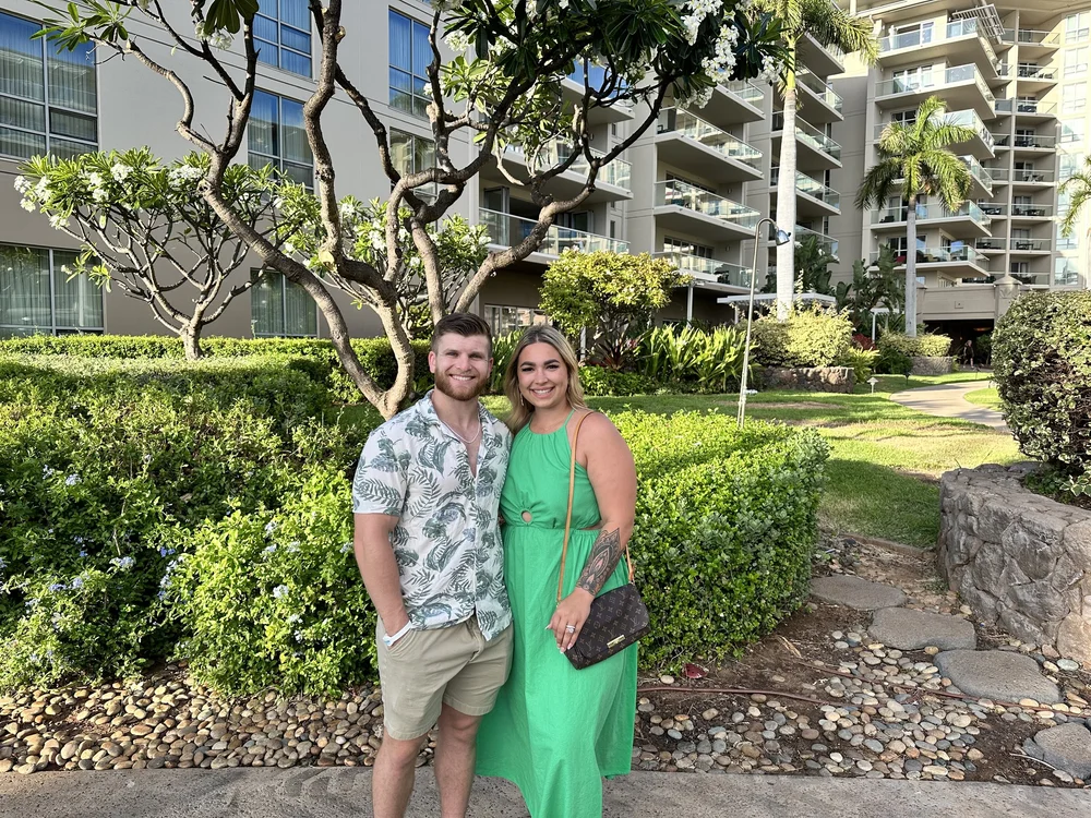 Our first dinner at Dukes