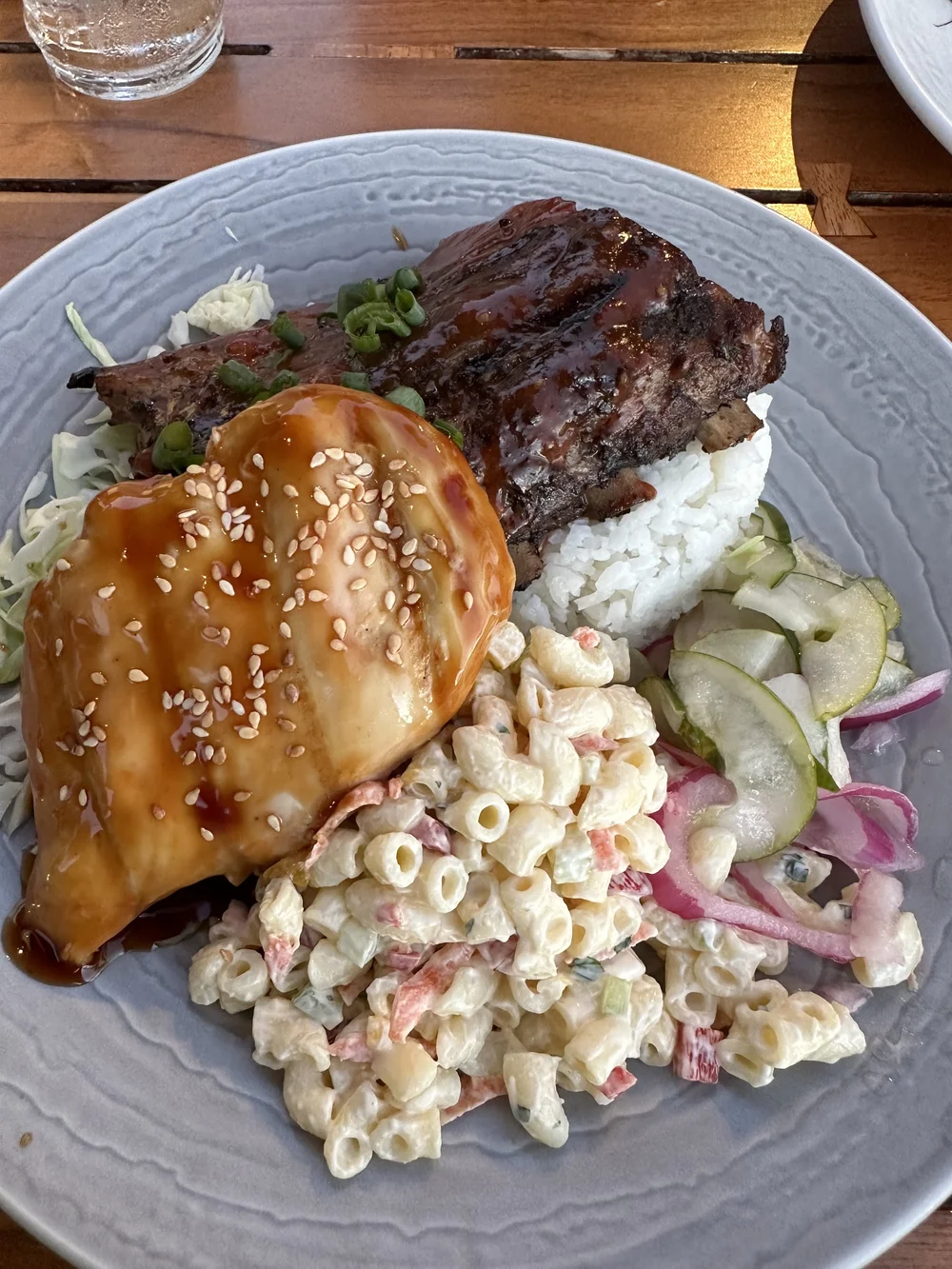 Rib &amp; Chicken Plate