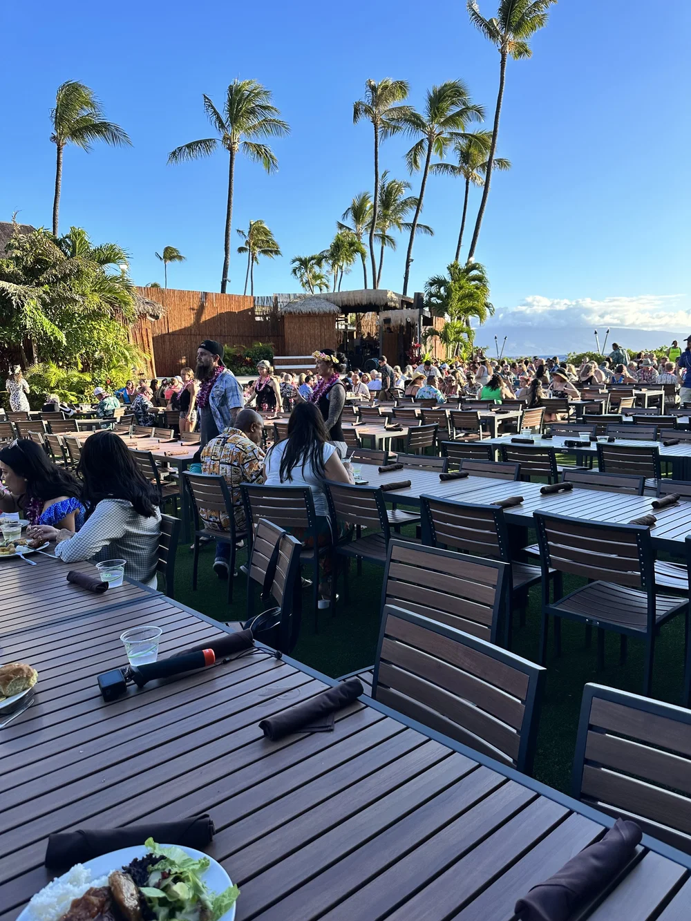 We had the worst seats in the house 