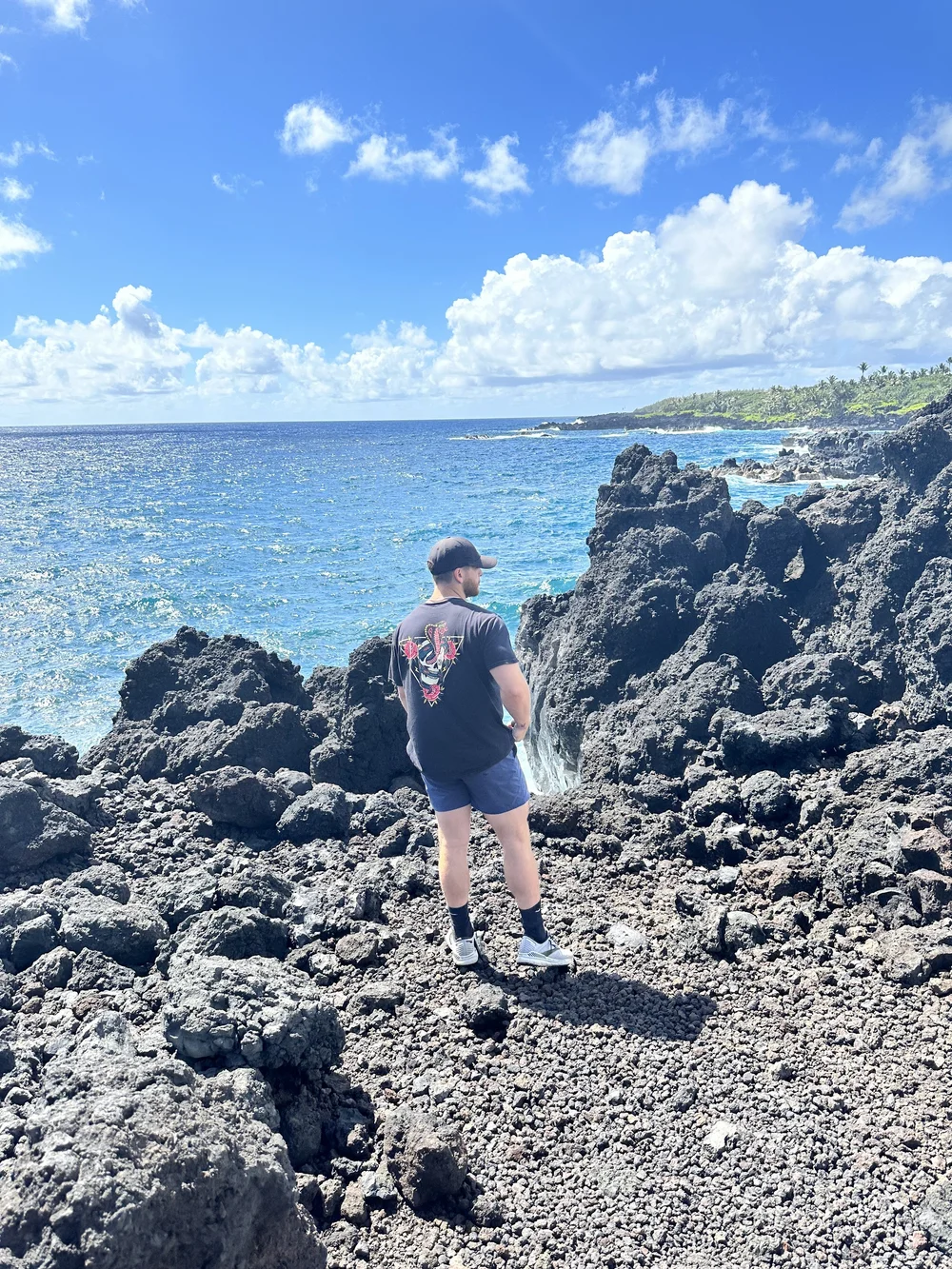 Hiking around the beach