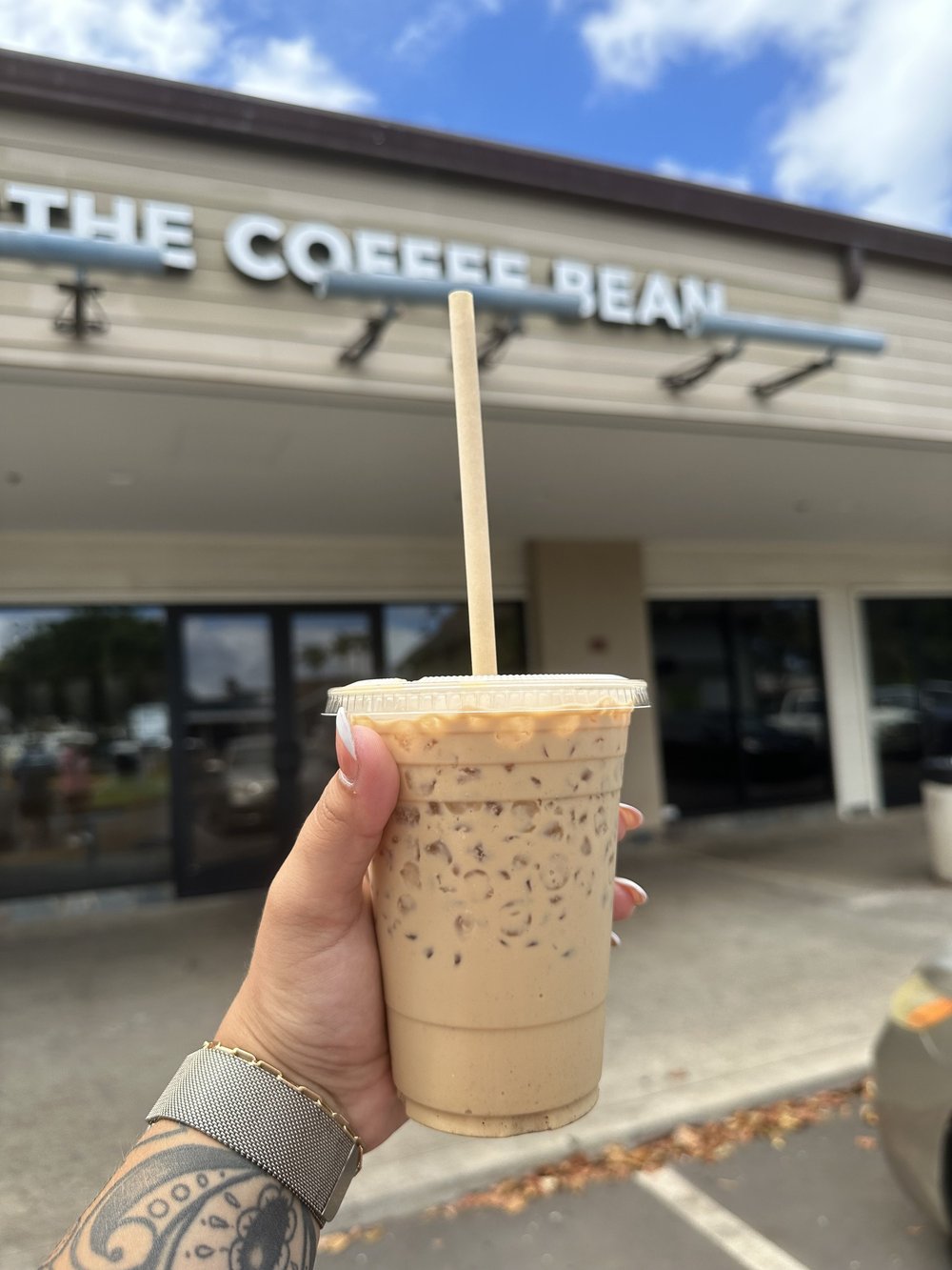 Cookie butter latte from The Coffee Bean