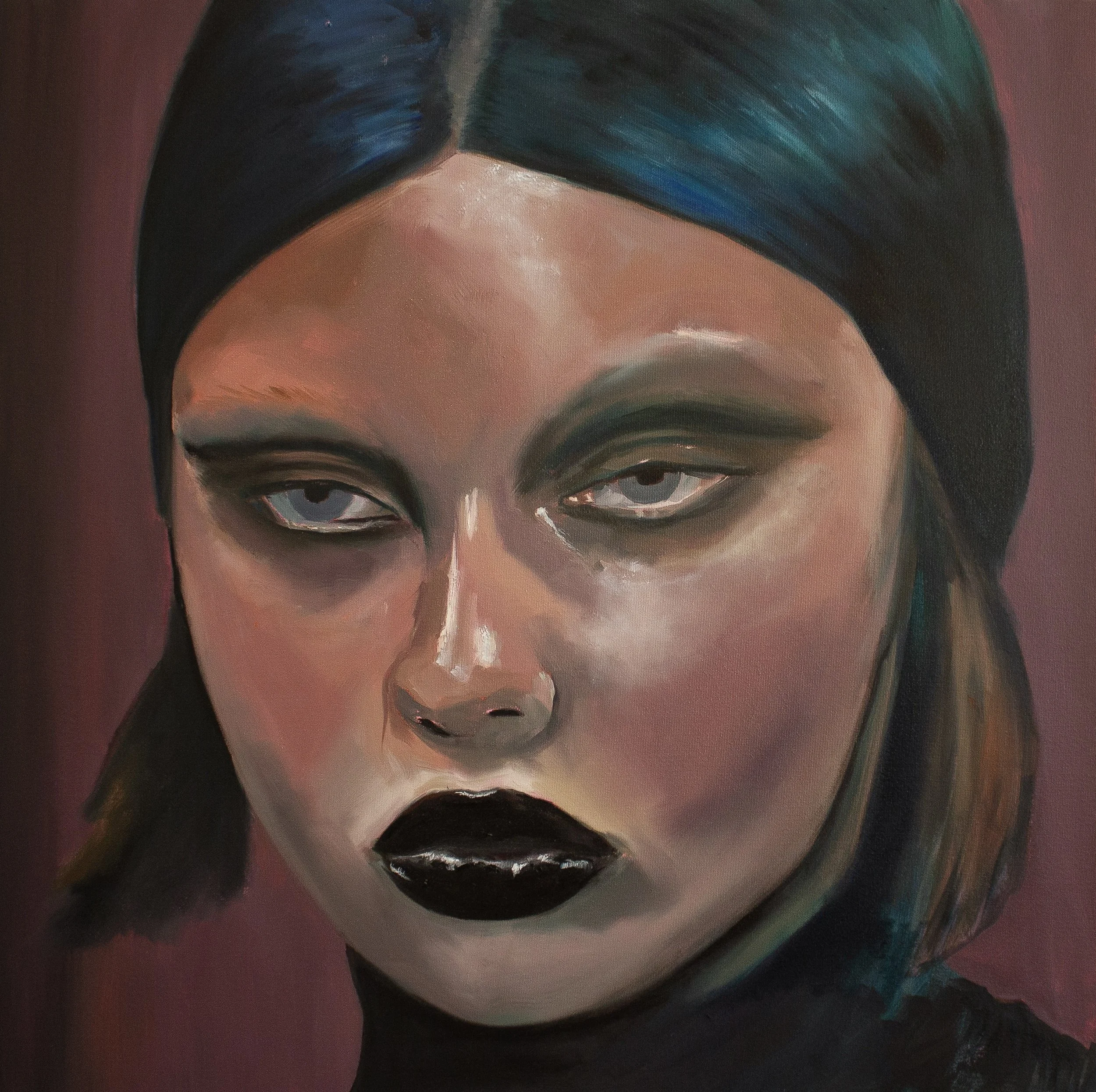 Untitled (purple girl)