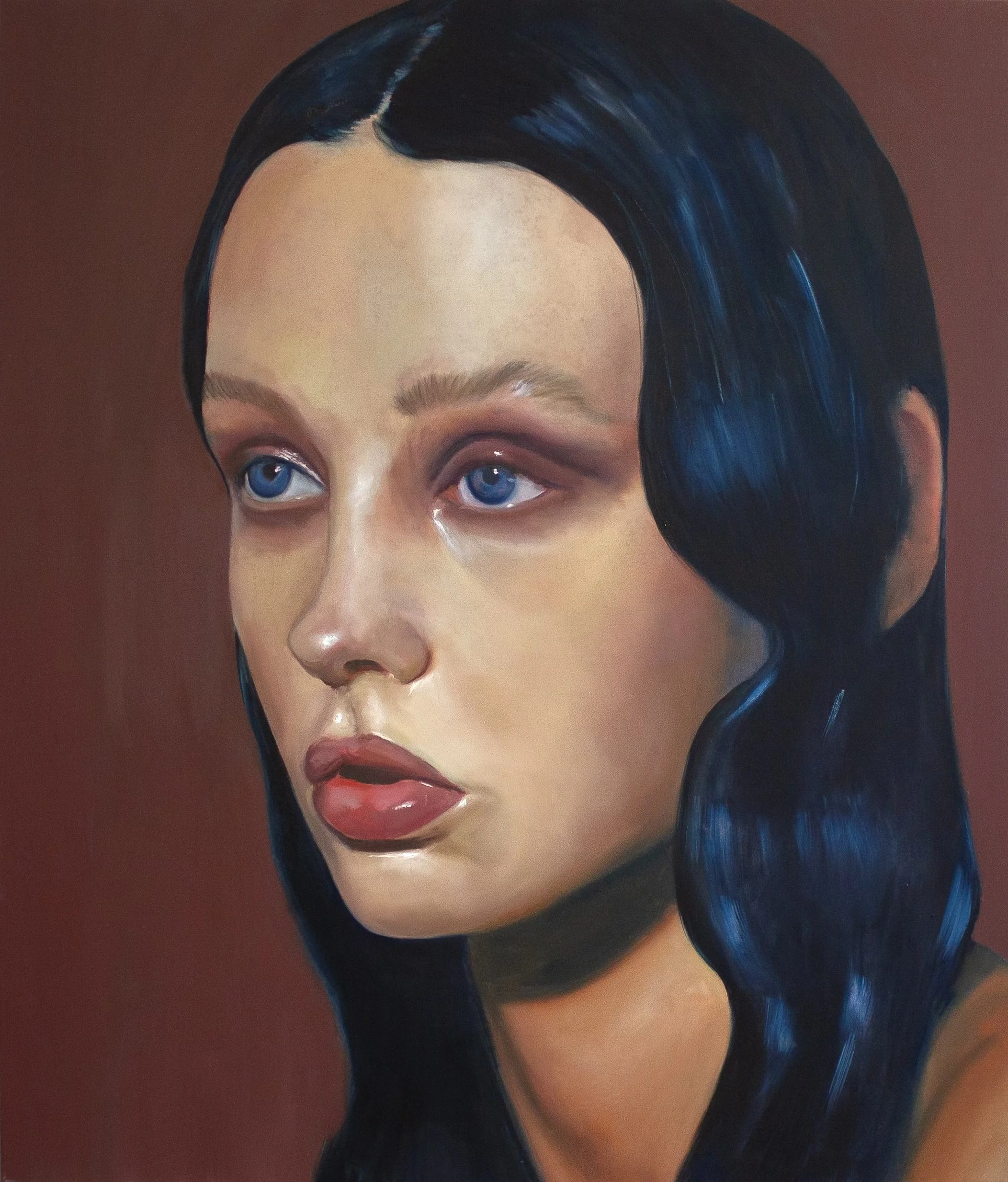 Amelia, 2025. 24 x 28 inches, oil on linen.