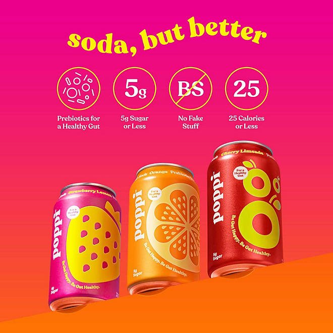 Poppi Organic Prebiotic Soda