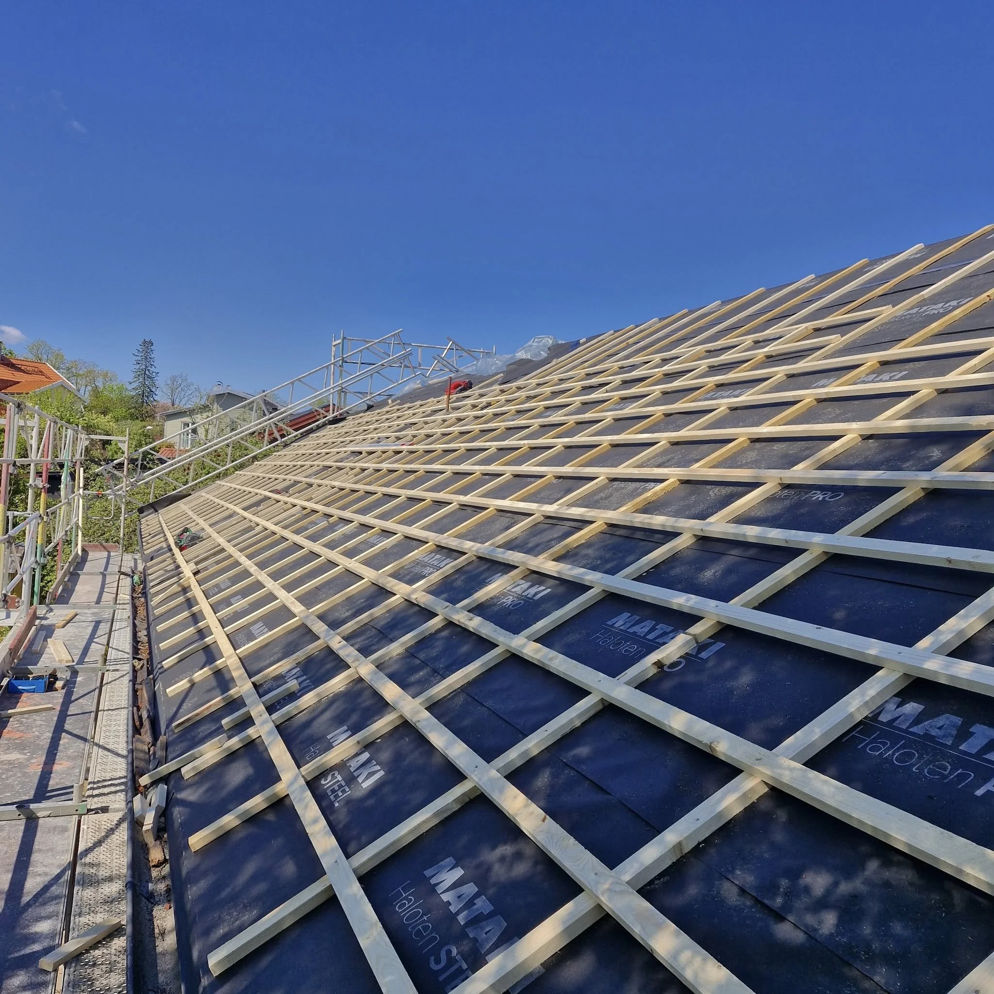 Takbyte i Älvsjö och Huddinge