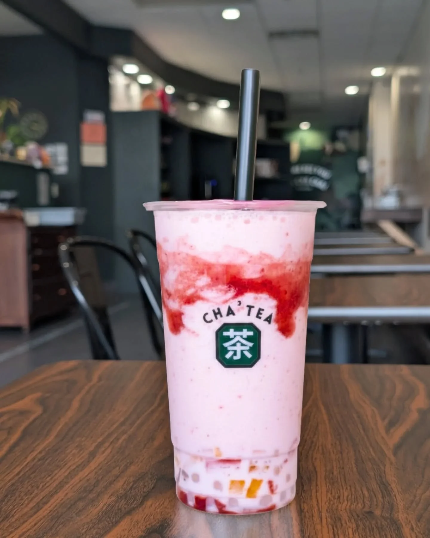 Y'all chose the drink for this month! It was a berry smoothie base with poppin boba SO we decided to just turn a crowd favorite into a smoothie! 

One of our top sellers is the Strawberry Dream, we always get requests to make the Strawberry Dream int