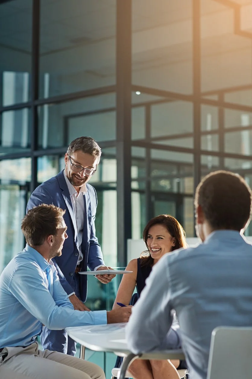 businesspeople having a meeting