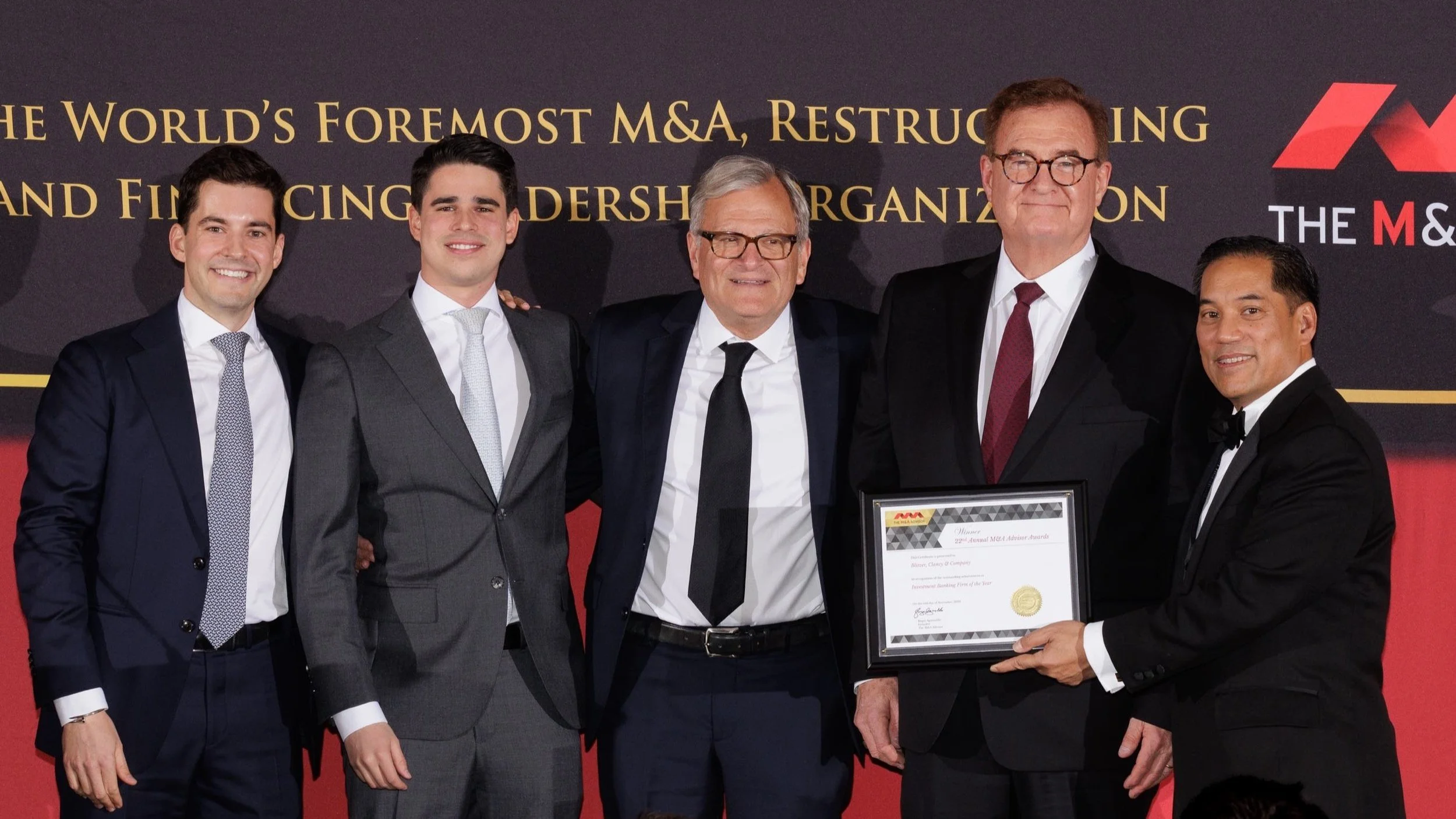 Blitzer, Clancy & Company Named Investment Banking Firm of the Year at ...
