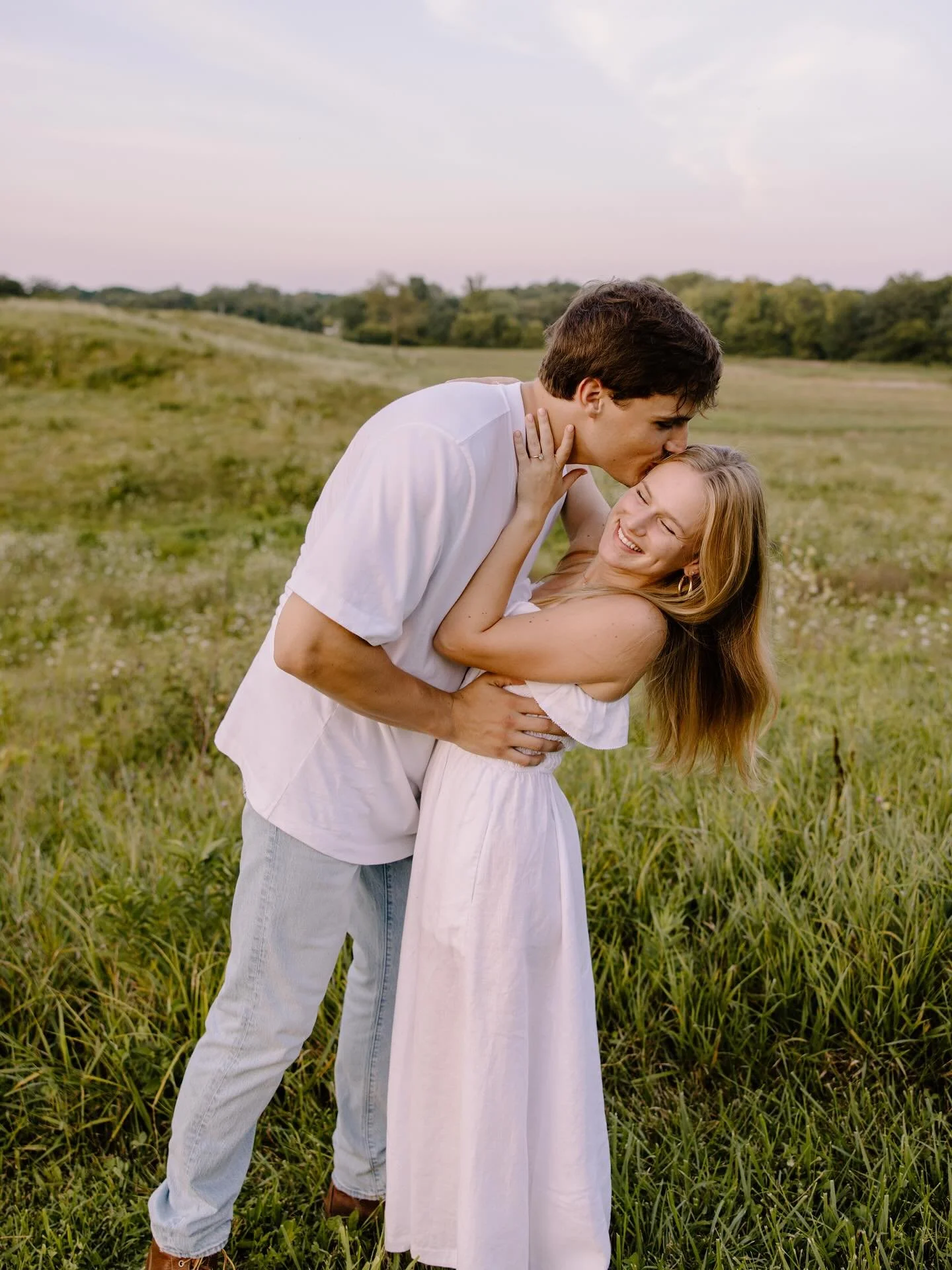 Nate + Maggie!! What an amazing time we had during their engagement session. One of my favorite parts of this job is meeting couples you instantly click with&mdash;and I felt that from the moment I met these two. Counting down the days until their we