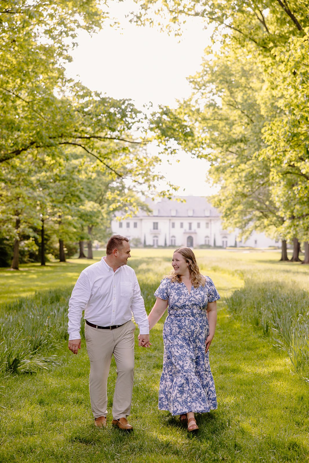 Indianapolis, Indiana — Newfields Engagement Session —Mark and Sarah